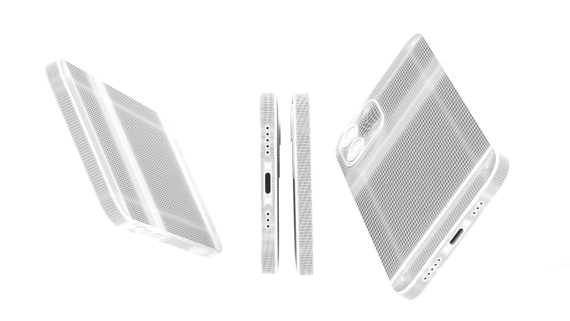 Apple iPhone 12 Black 3D model_16