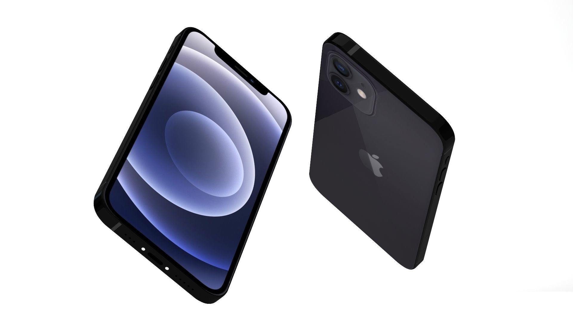 Apple iPhone 12 Black 3D model_8