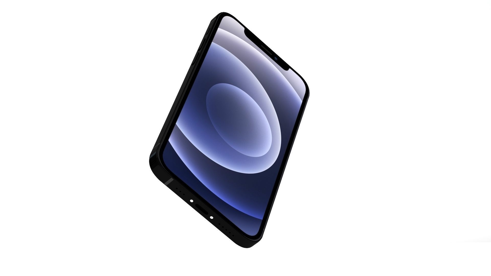 Apple iPhone 12 Black 3D model_7