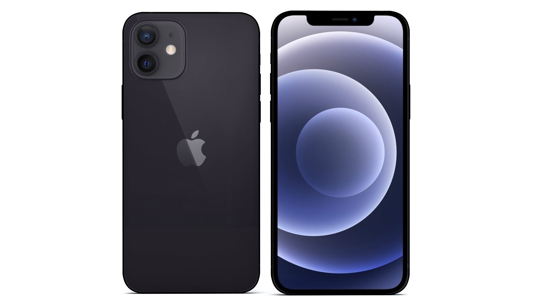 Apple iPhone 12 Black 3D model_1