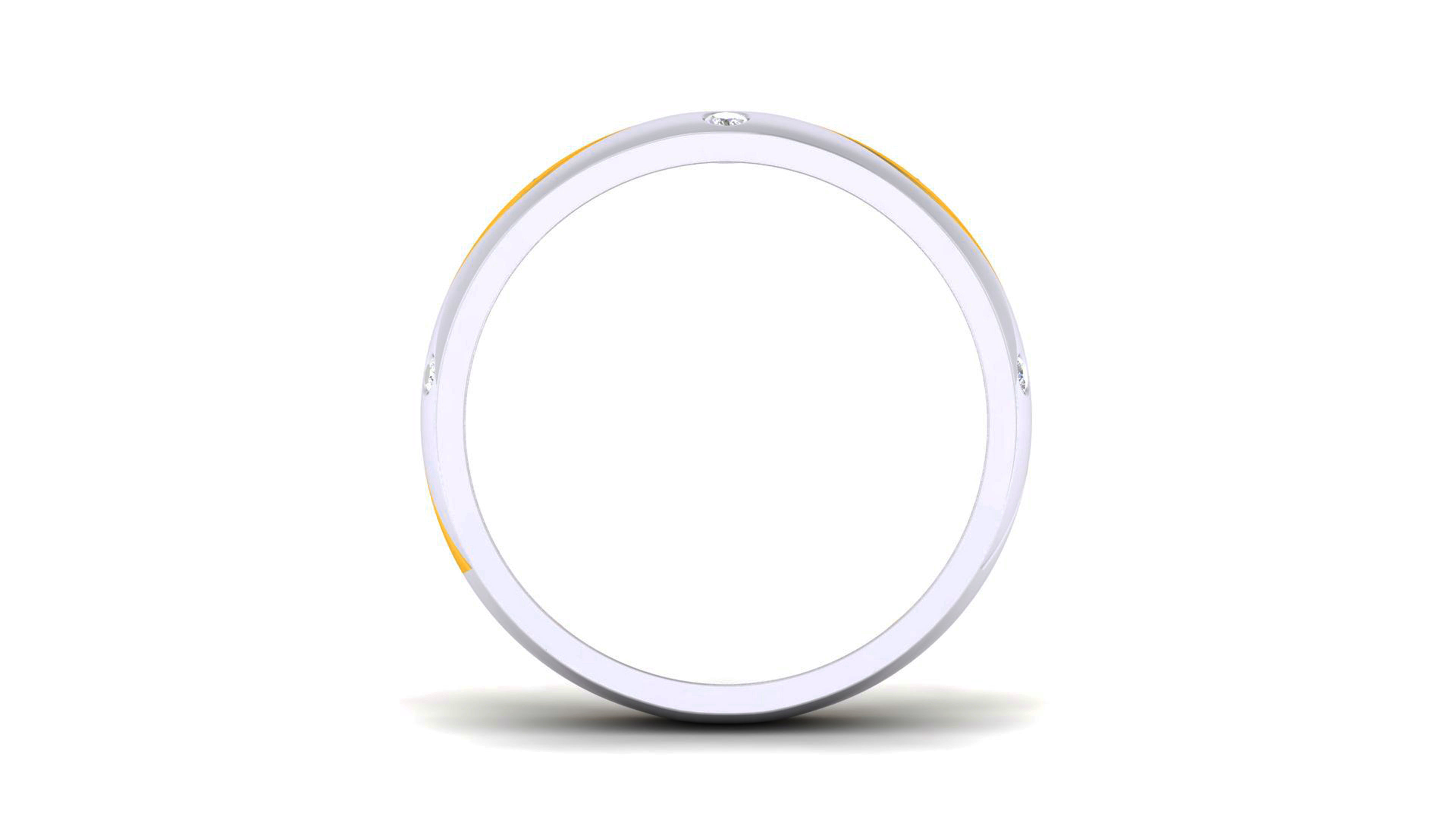 Couple Band Ring 3dm render detail  3D print model_15