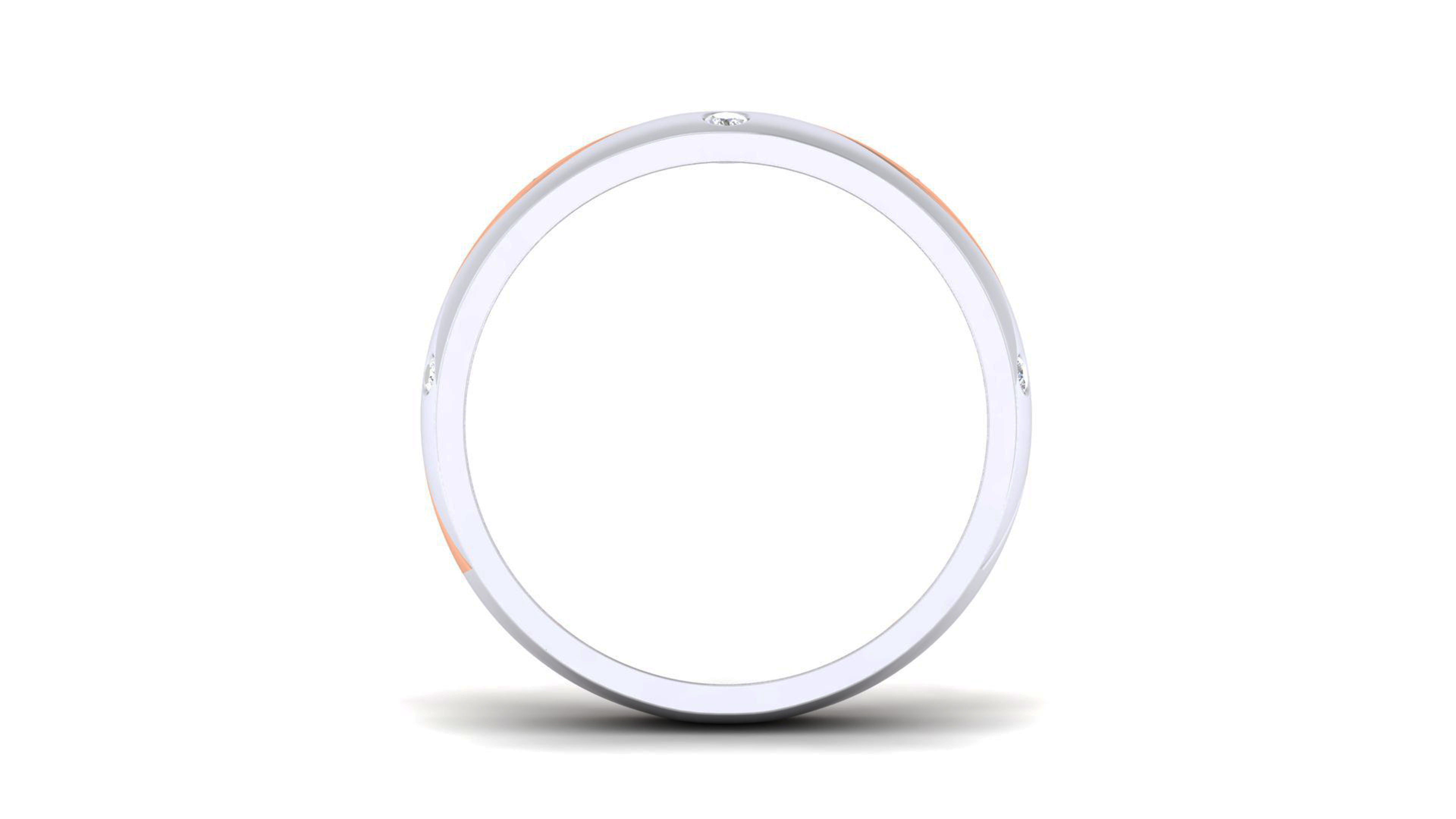 Couple Band Ring 3dm render detail  3D print model_14