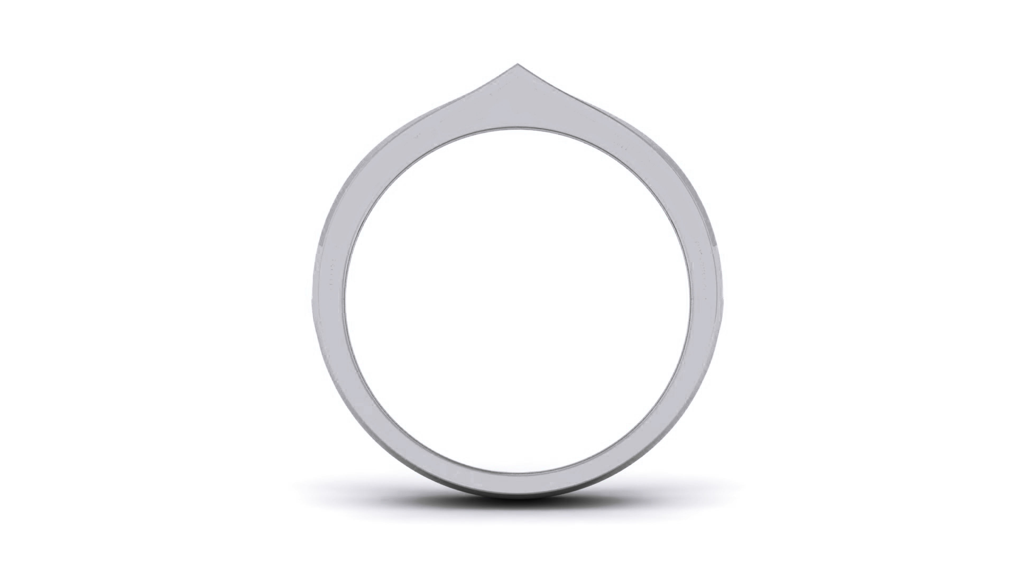 Couple Band Ring 3dm render detail  3D print model_15