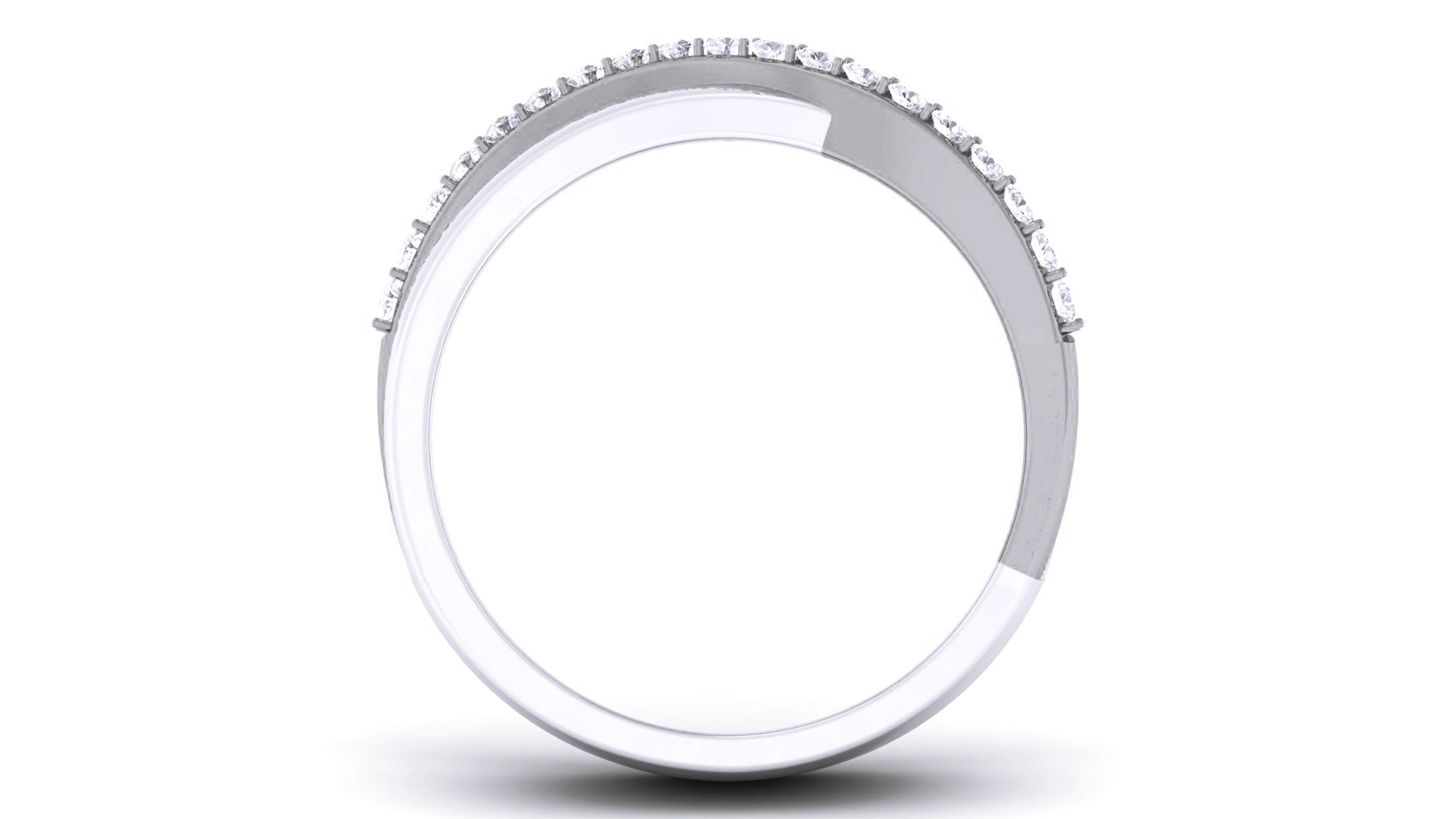 Couple Band Ring 3dm render detail  3D print model_4