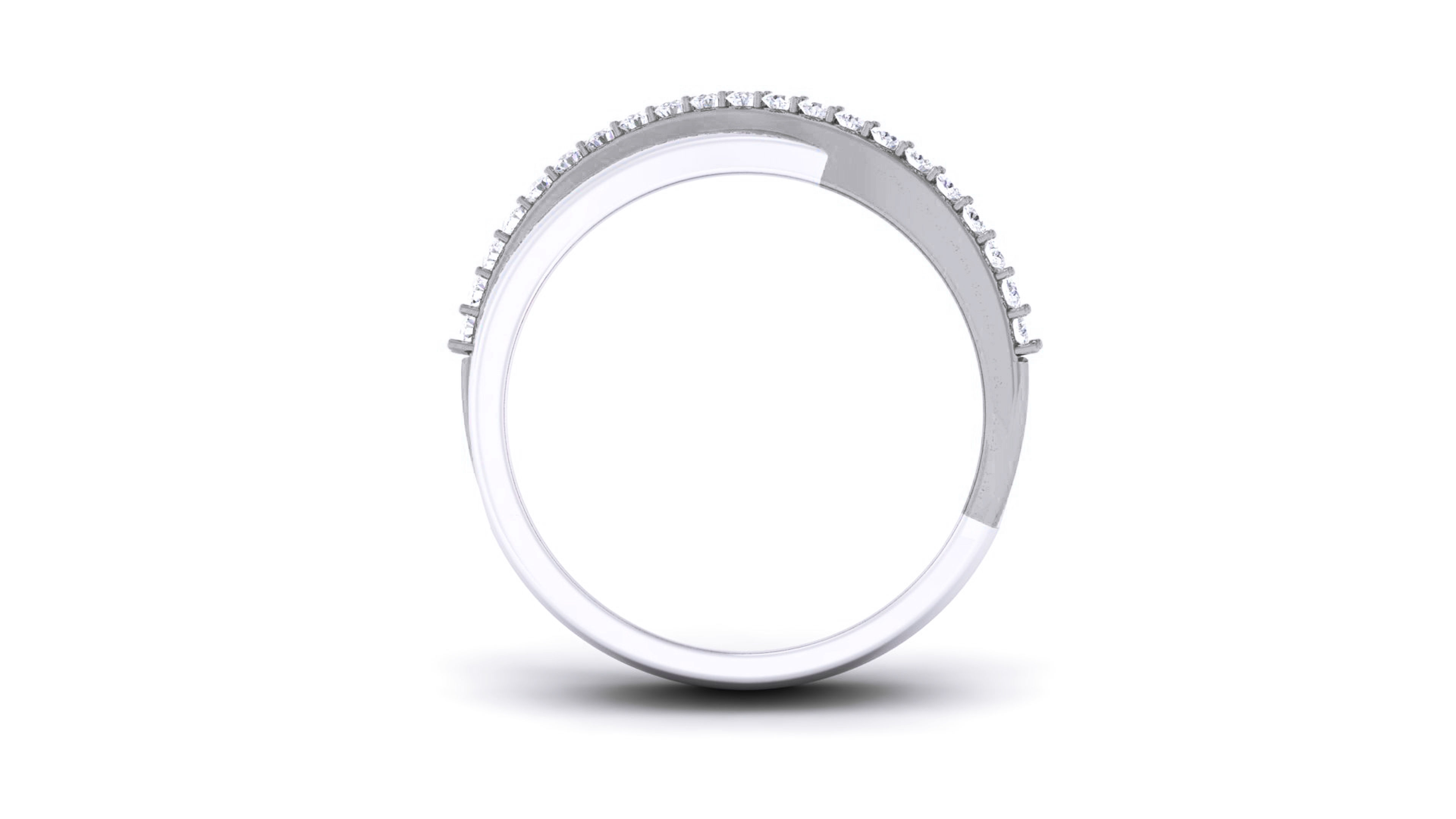 Couple Band Ring 3dm render detail  3D print model_15