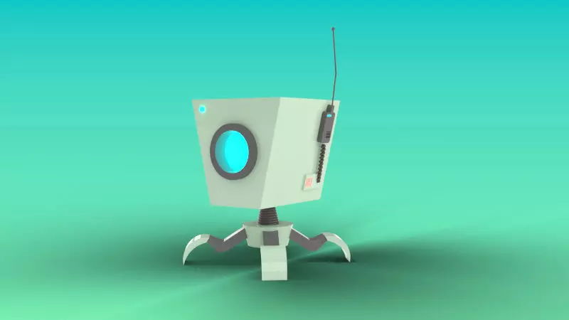 robo tecnologia ia futuro tendencia 3D print model