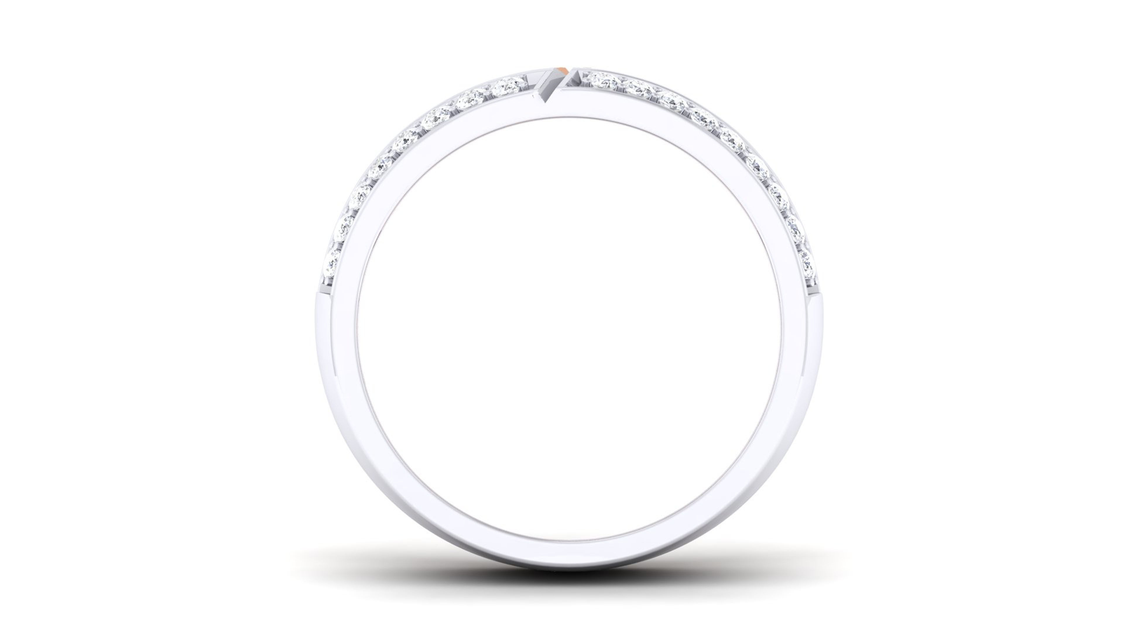 Couple Band Ring 3dm render detail 3D print model_14