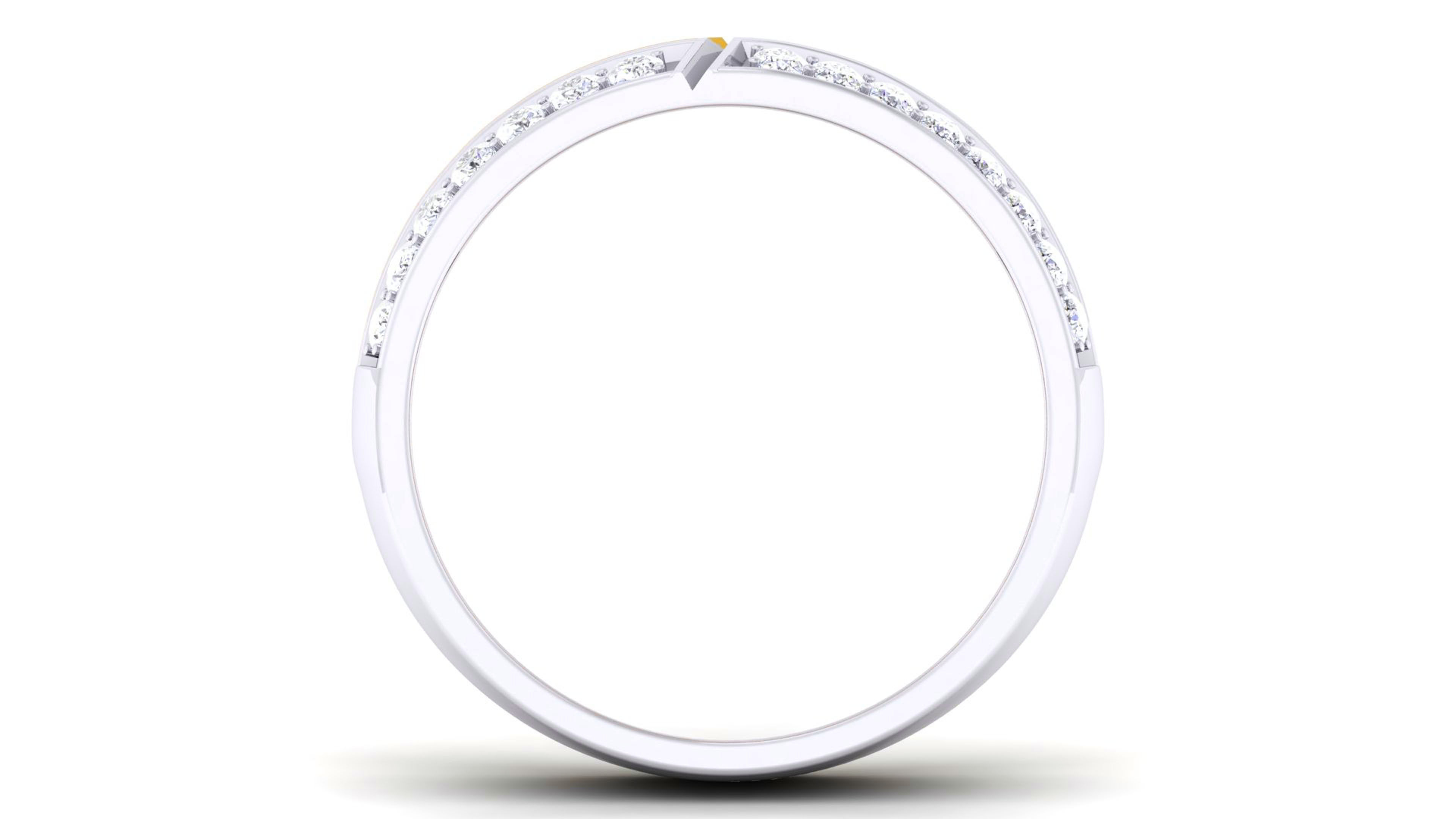 Couple Band Ring 3dm render detail 3D print model_4