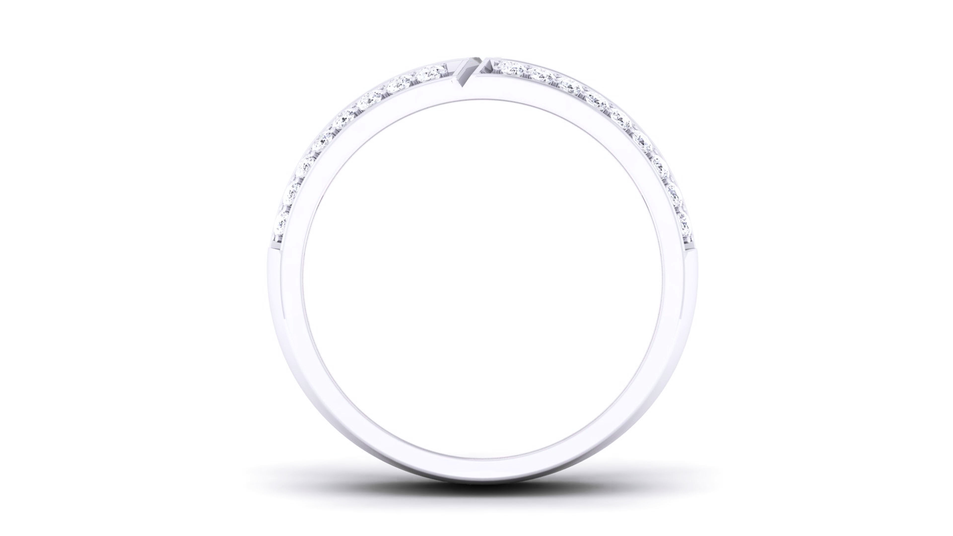 Couple Band Ring 3dm render detail 3D print model_15