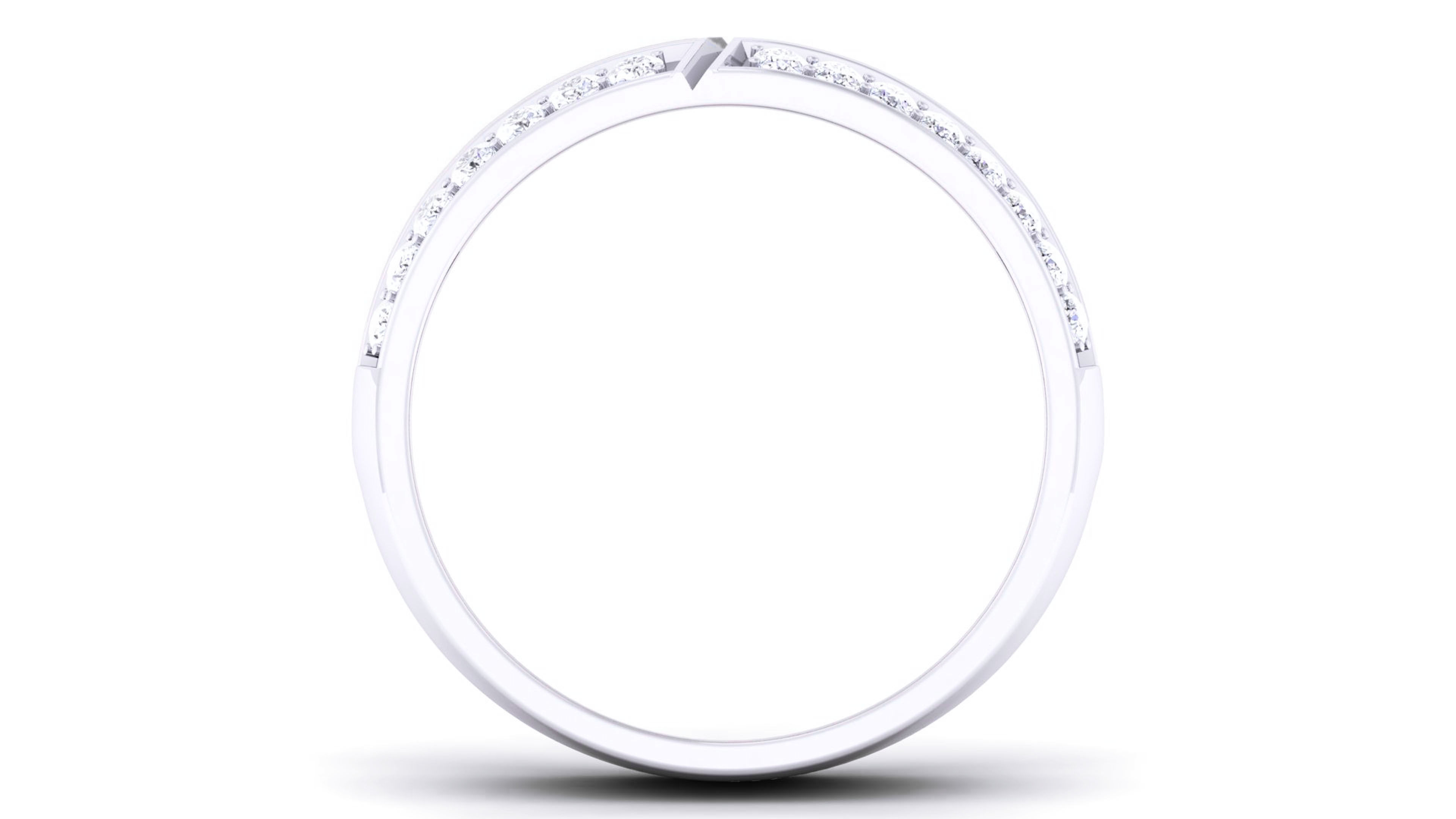 Couple Band Ring 3dm render detail 3D print model_5