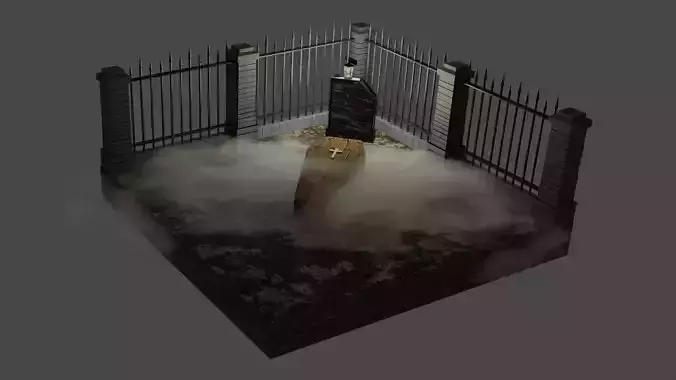 cemetery 3d