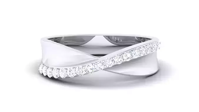 Couple Band Ring 3dm render detail 