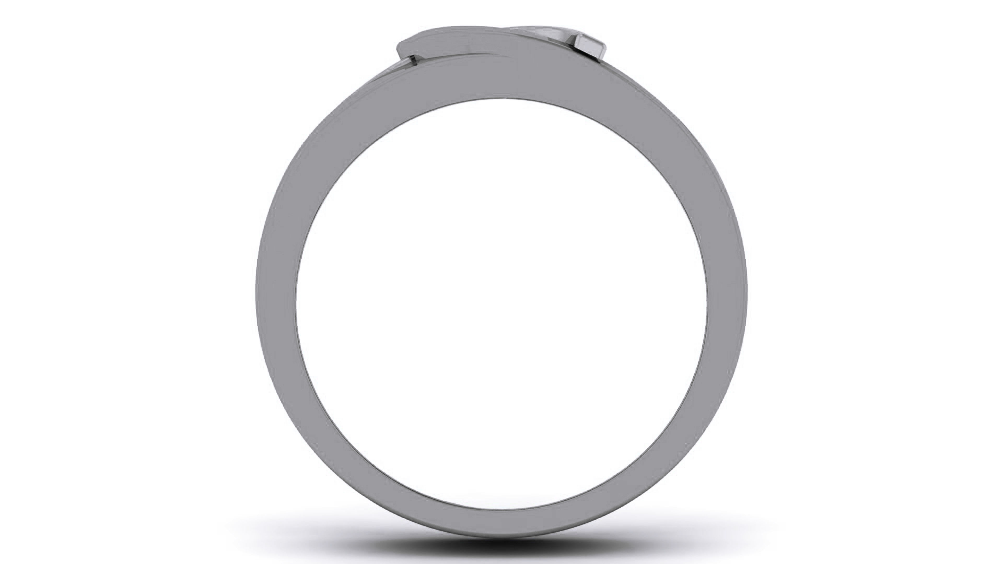 Couple Band Ring 3dm render detail  3D print model_5