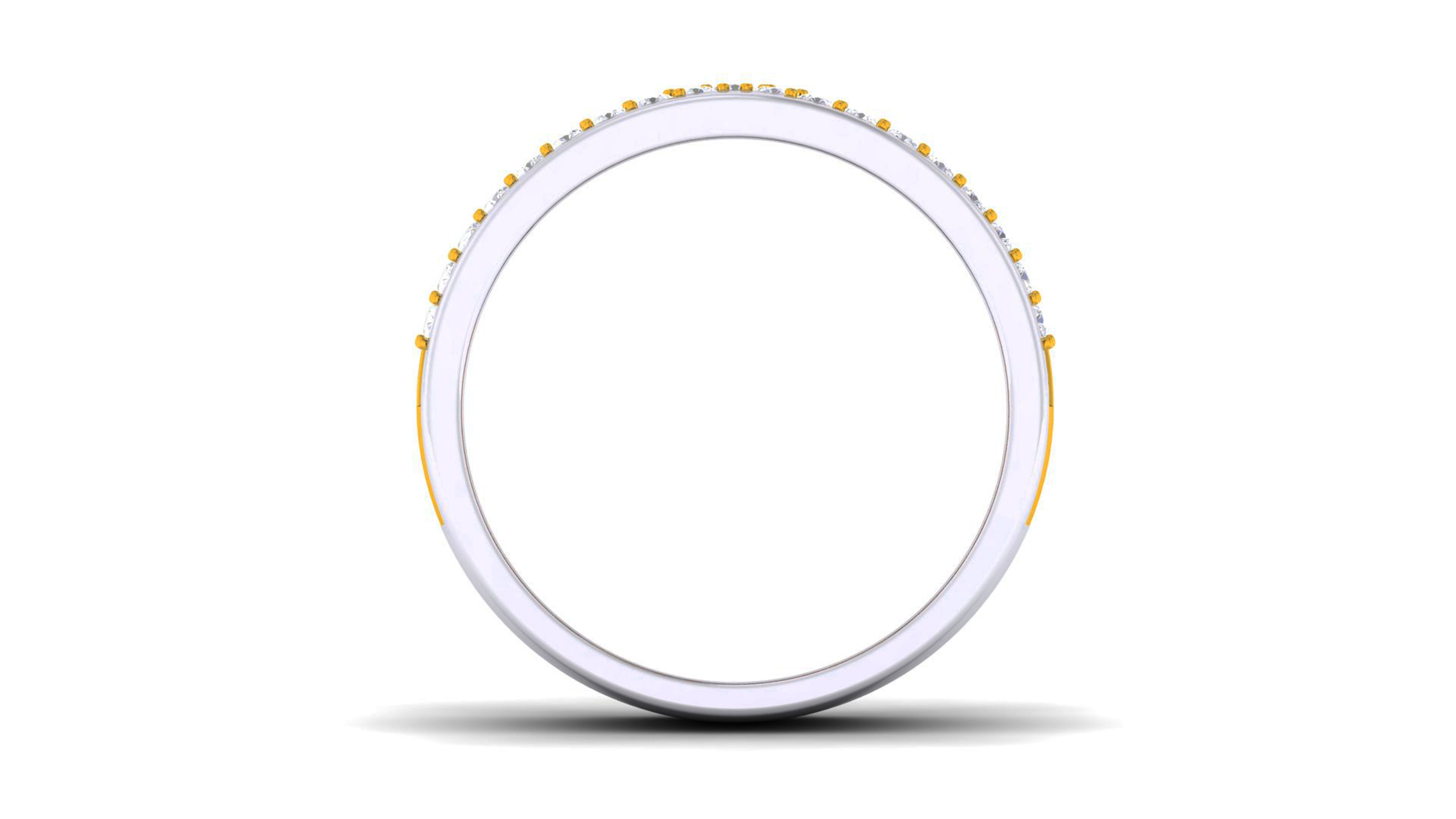 Couple Band Ring 3dm render detail  3D print model_15