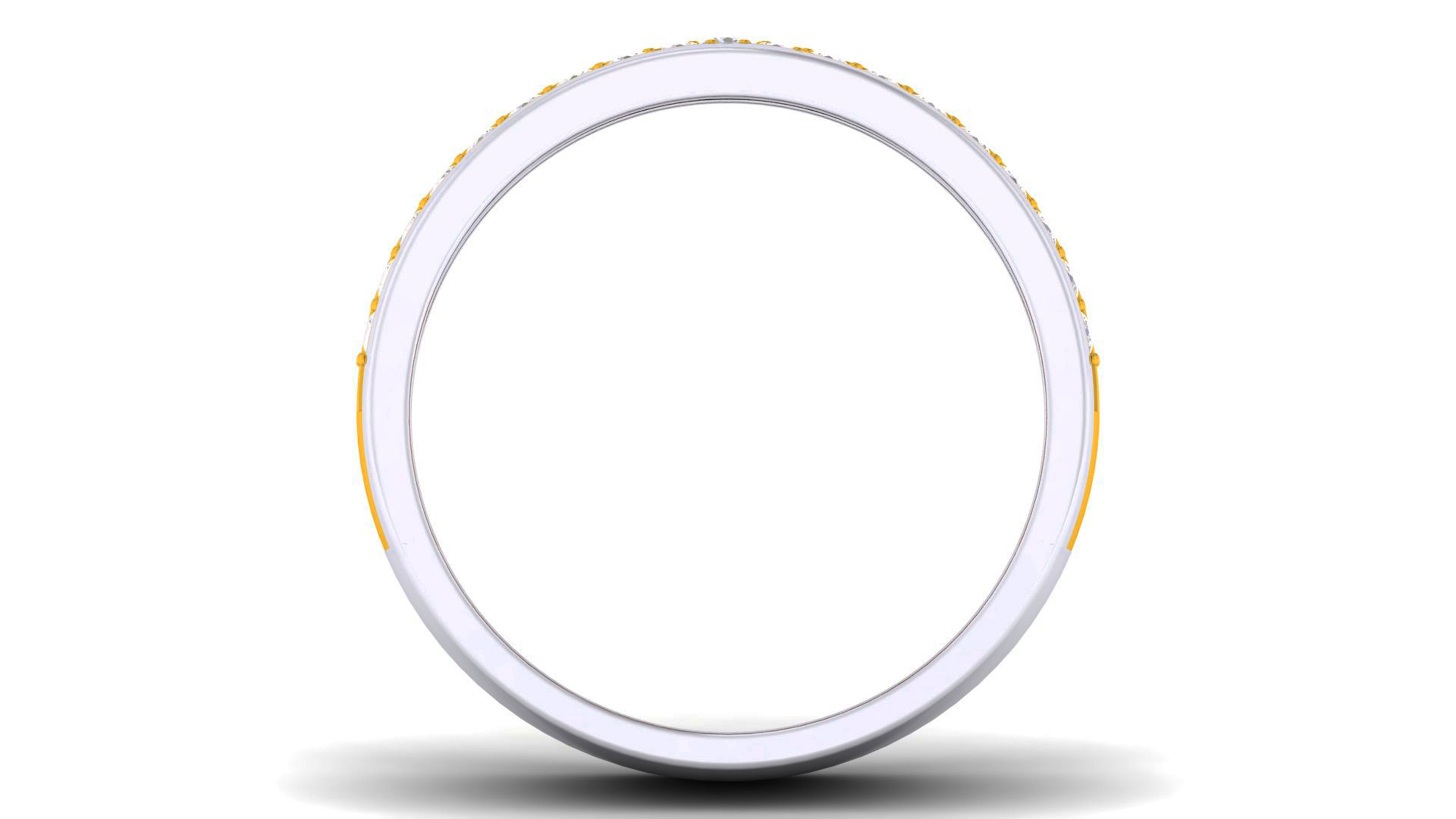 Couple Band Ring 3dm render detail  3D print model_4