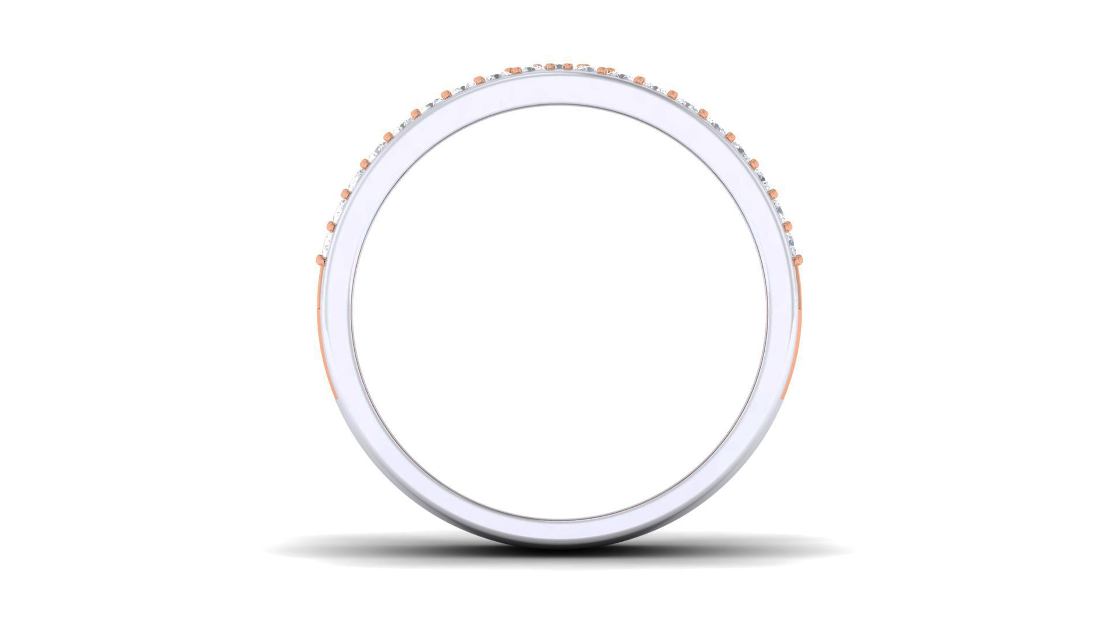 Couple Band Ring 3dm render detail  3D print model_14