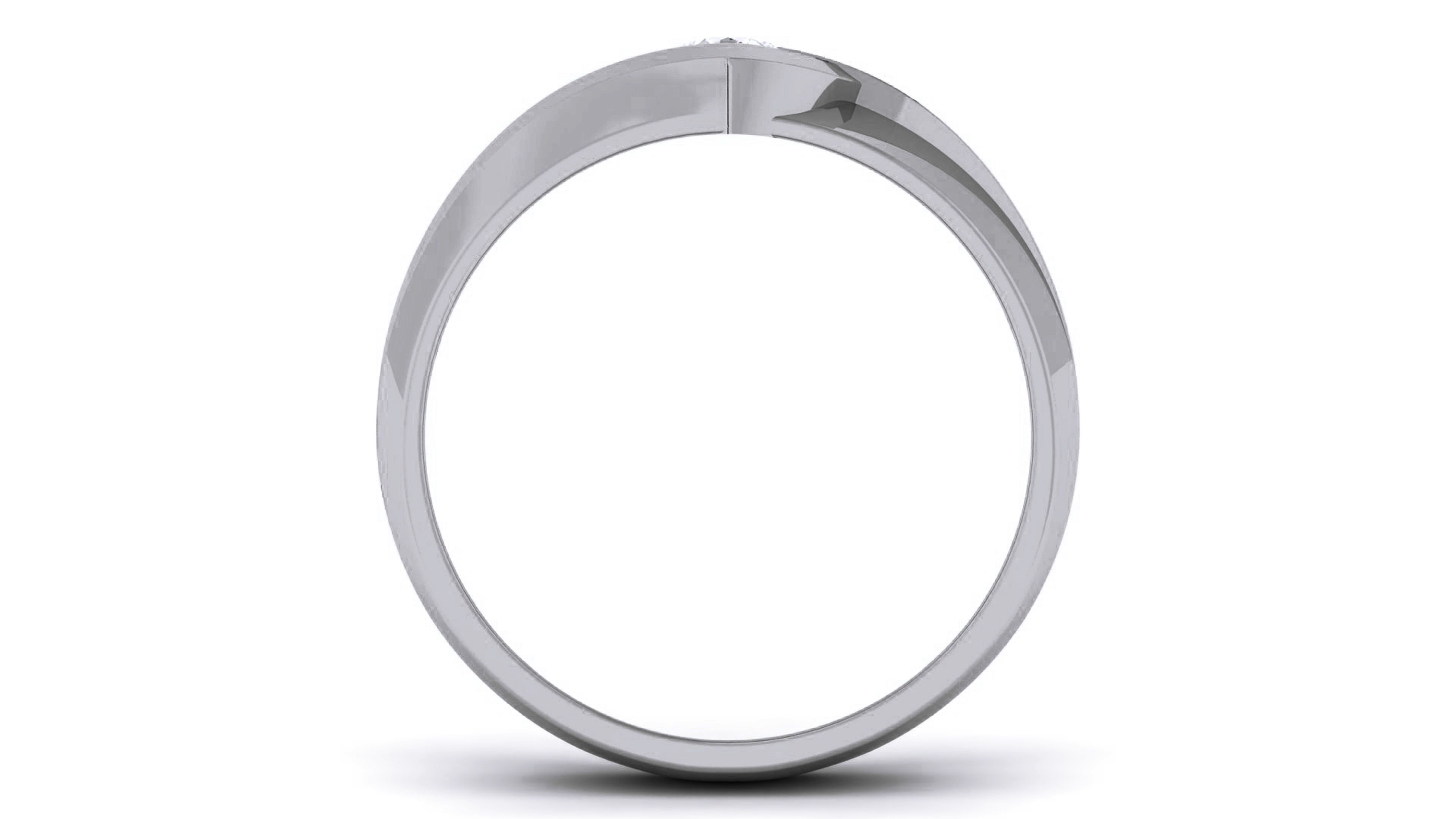 Couple Band Ring 3dm render detail  3D print model_5