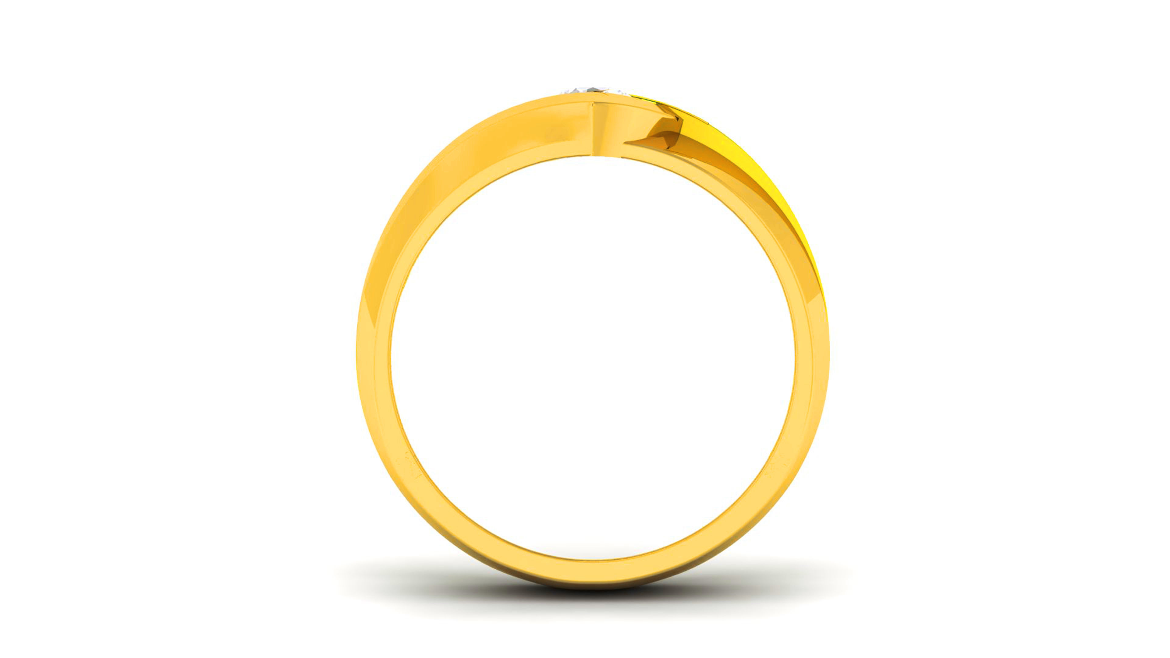 Couple Band Ring 3dm render detail  3D print model_14