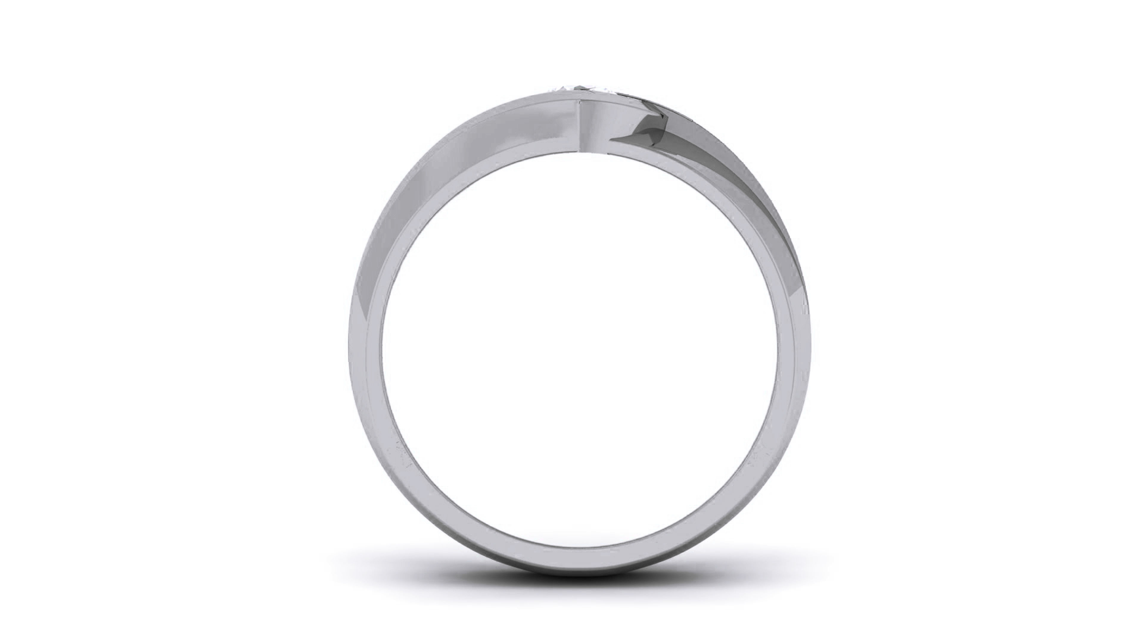 Couple Band Ring 3dm render detail  3D print model_16