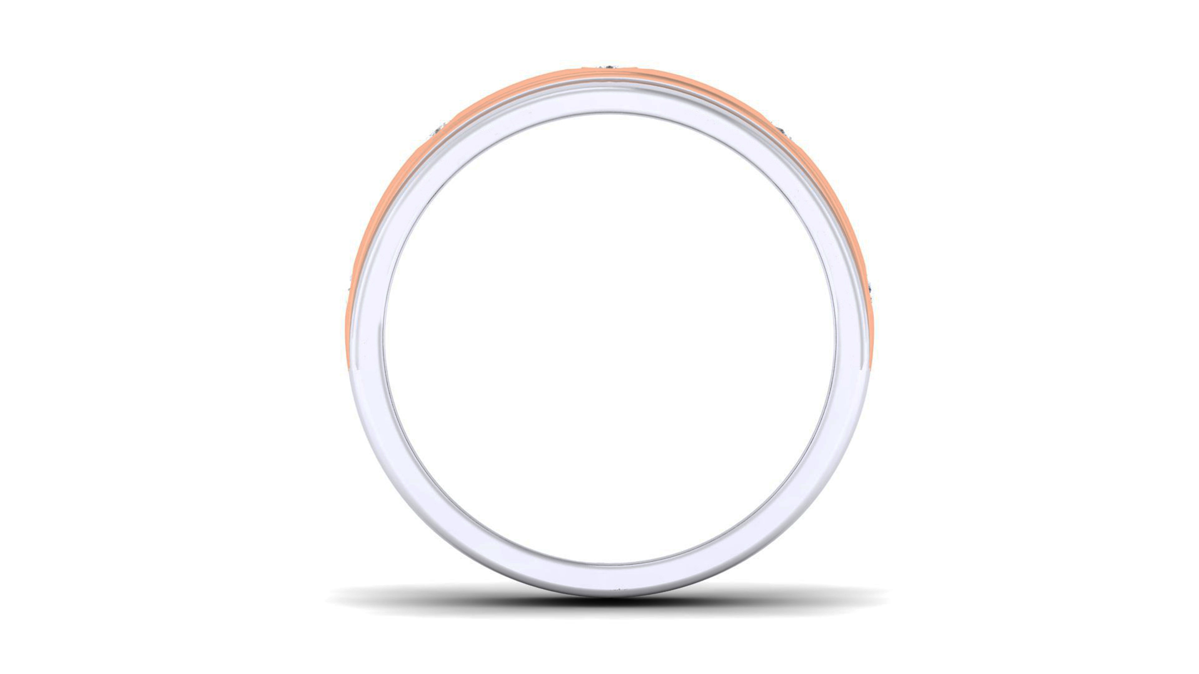 Couple Band Ring 3dm render detail  3D print model_14