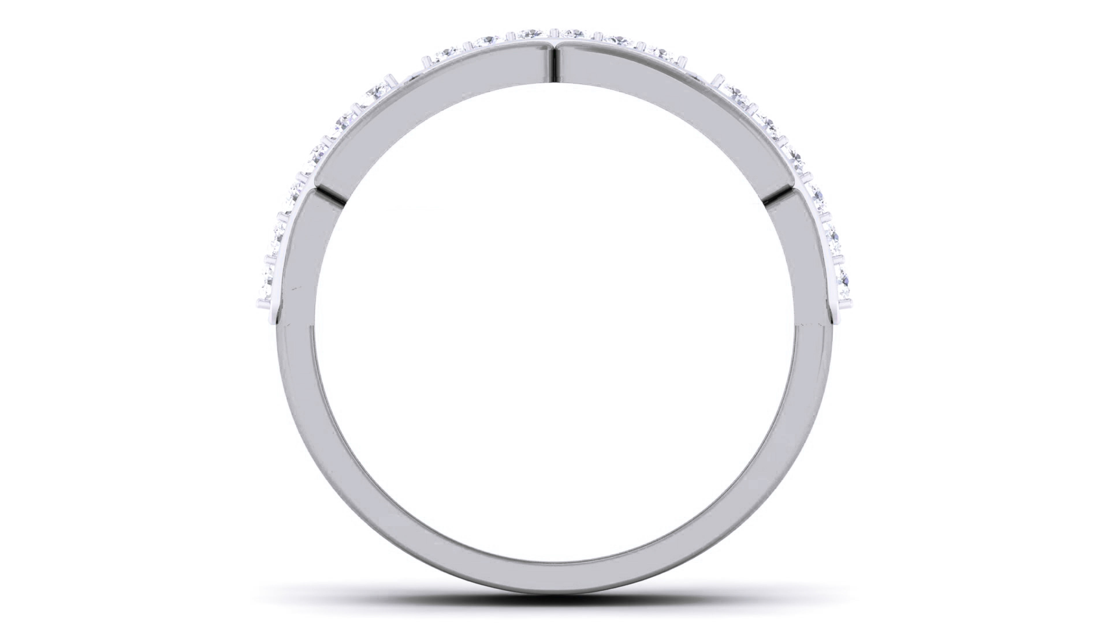 Couple Band Ring 3dm render detail  3D print model_5