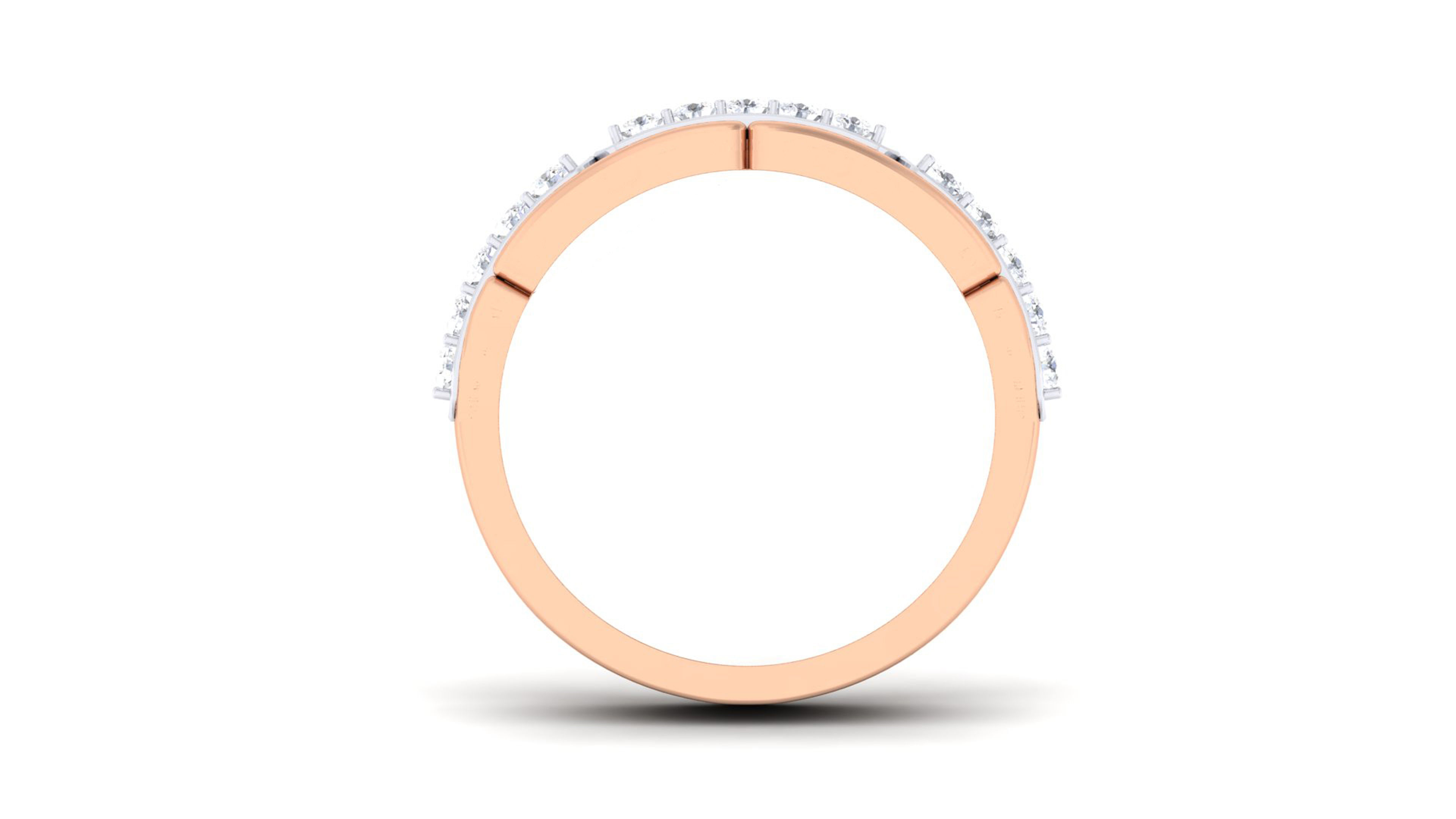 Couple Band Ring 3dm render detail  3D print model_15