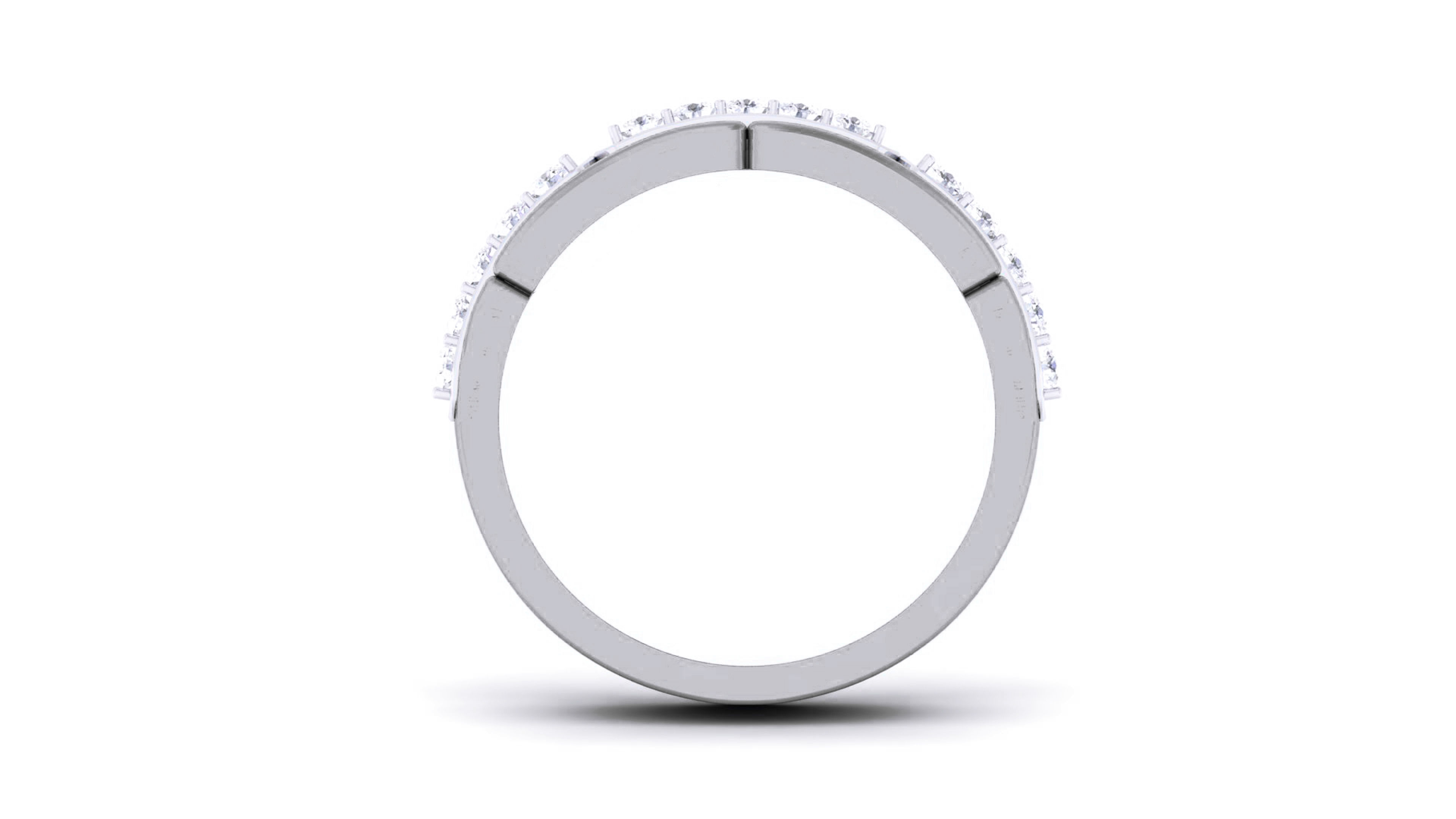 Couple Band Ring 3dm render detail  3D print model_16