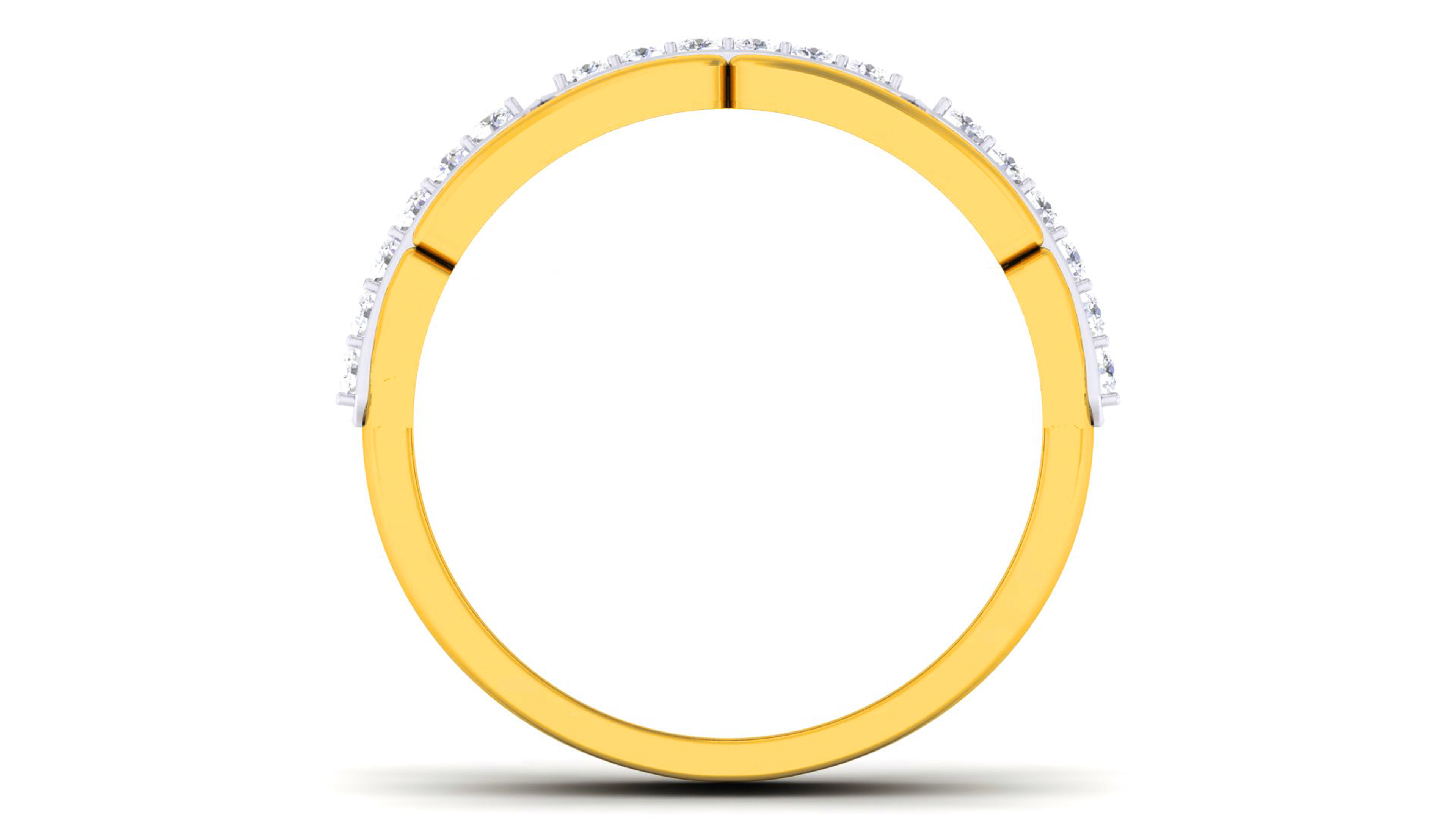 Couple Band Ring 3dm render detail  3D print model_4