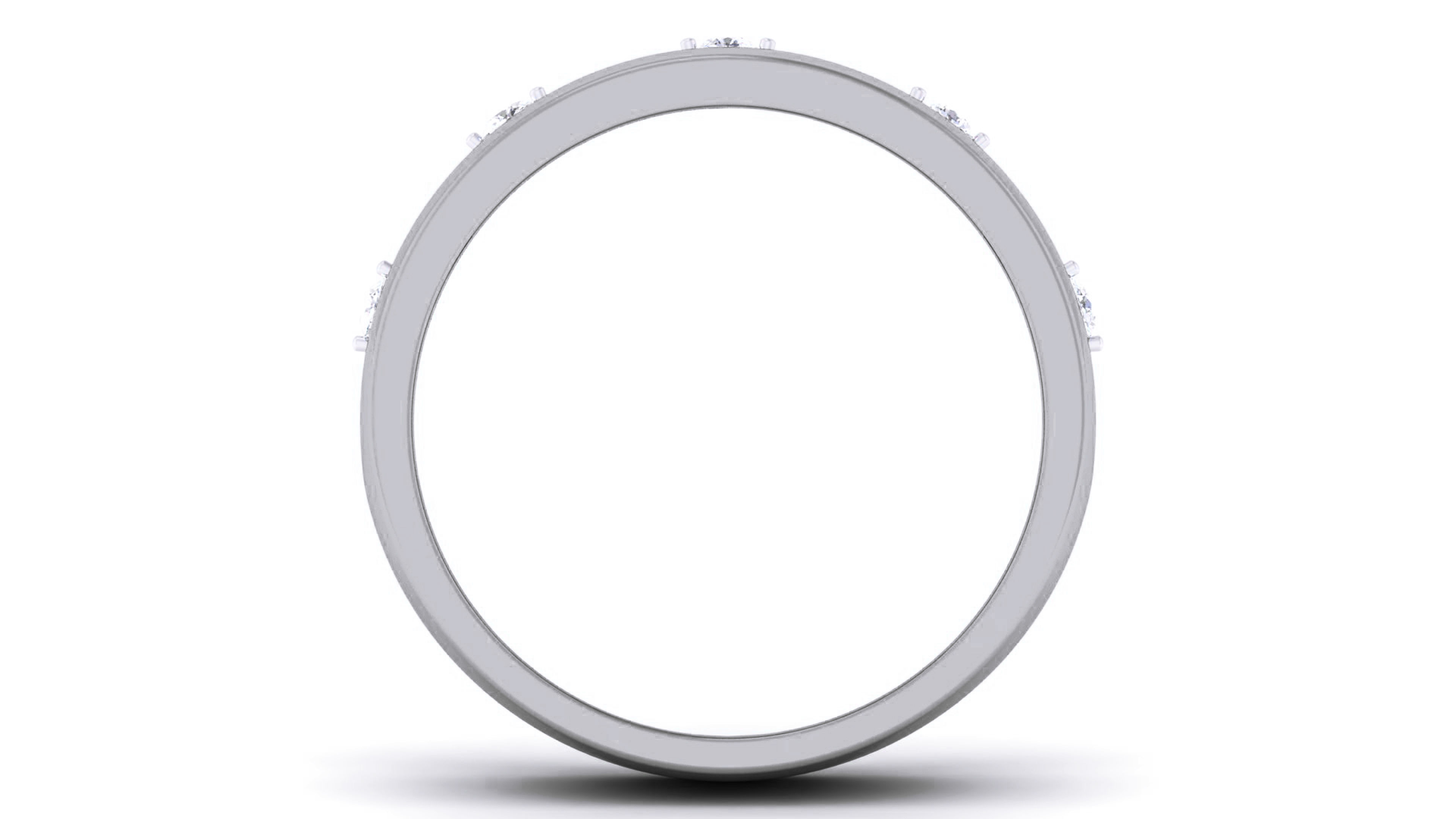 Couple Band Ring 3dm render detail  3D print model_3