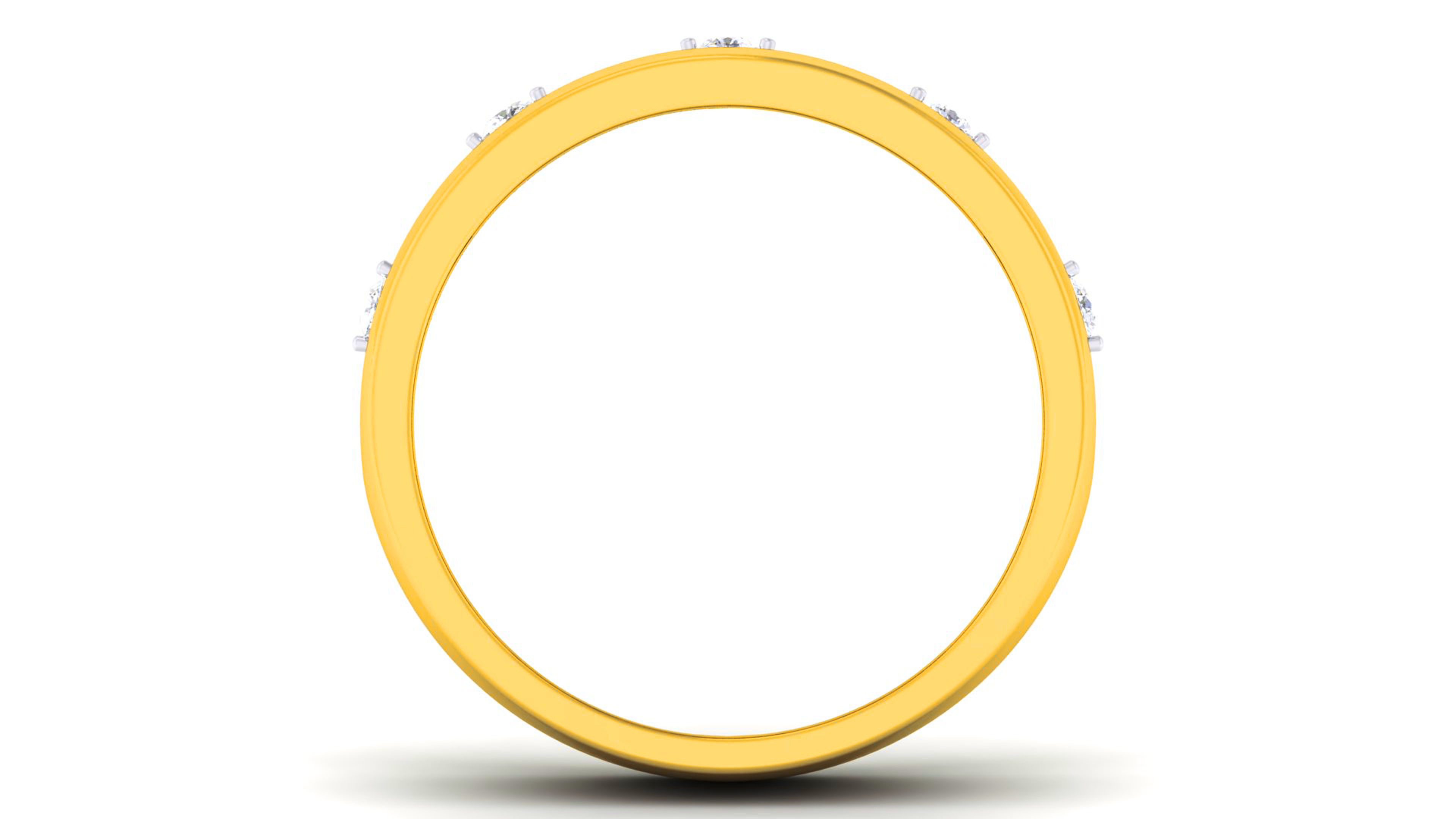 Couple Band Ring 3dm render detail  3D print model_4