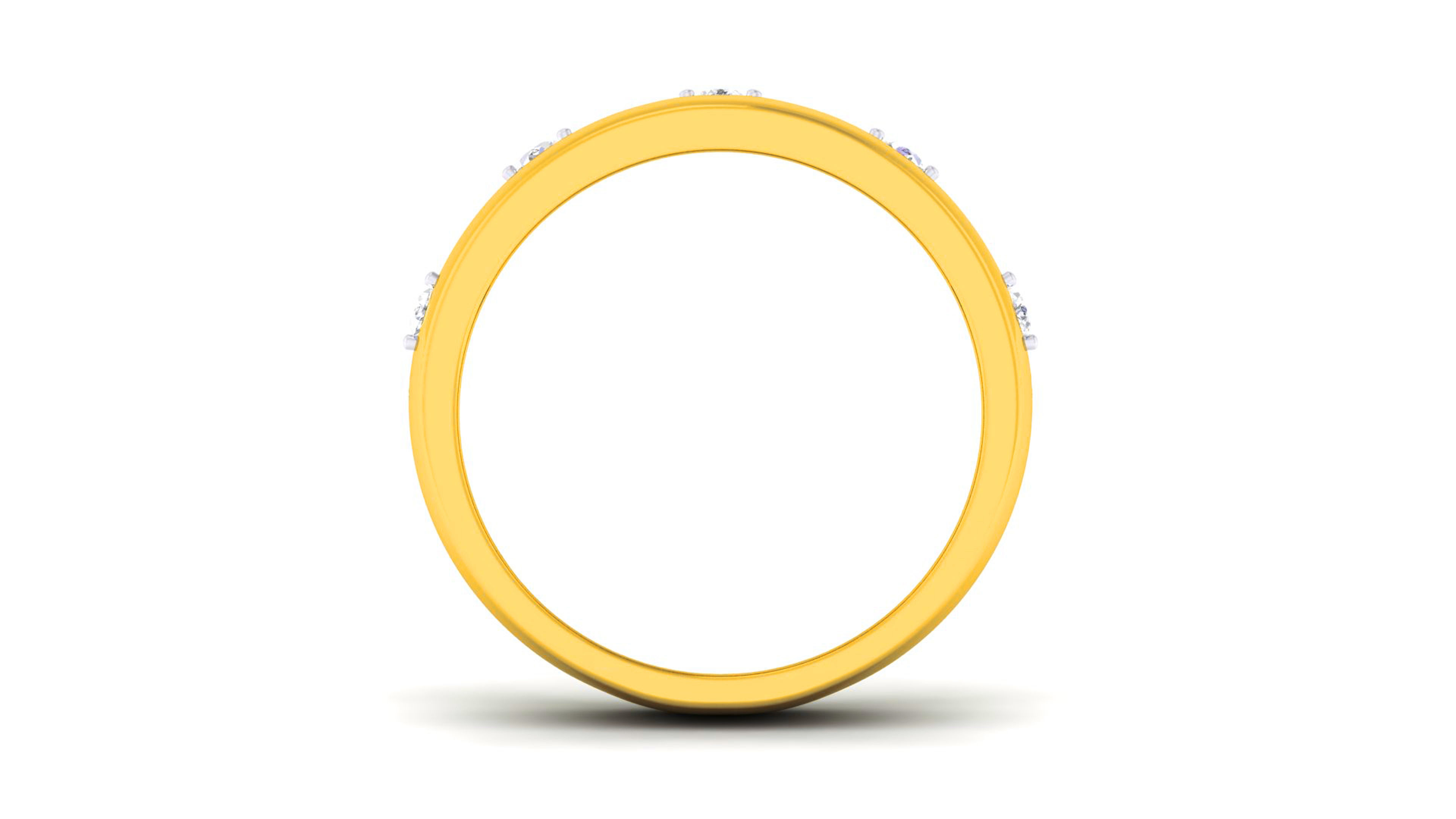 Couple Band Ring 3dm render detail  3D print model_15