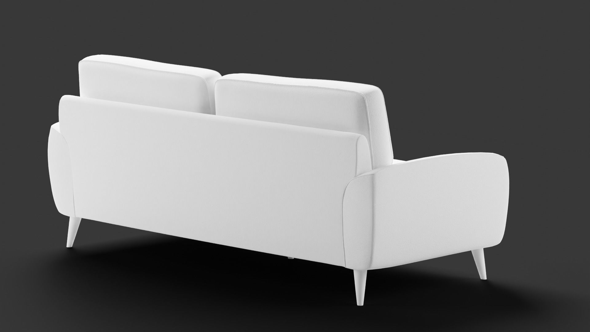  Darby Couch Low-poly 3D model_5