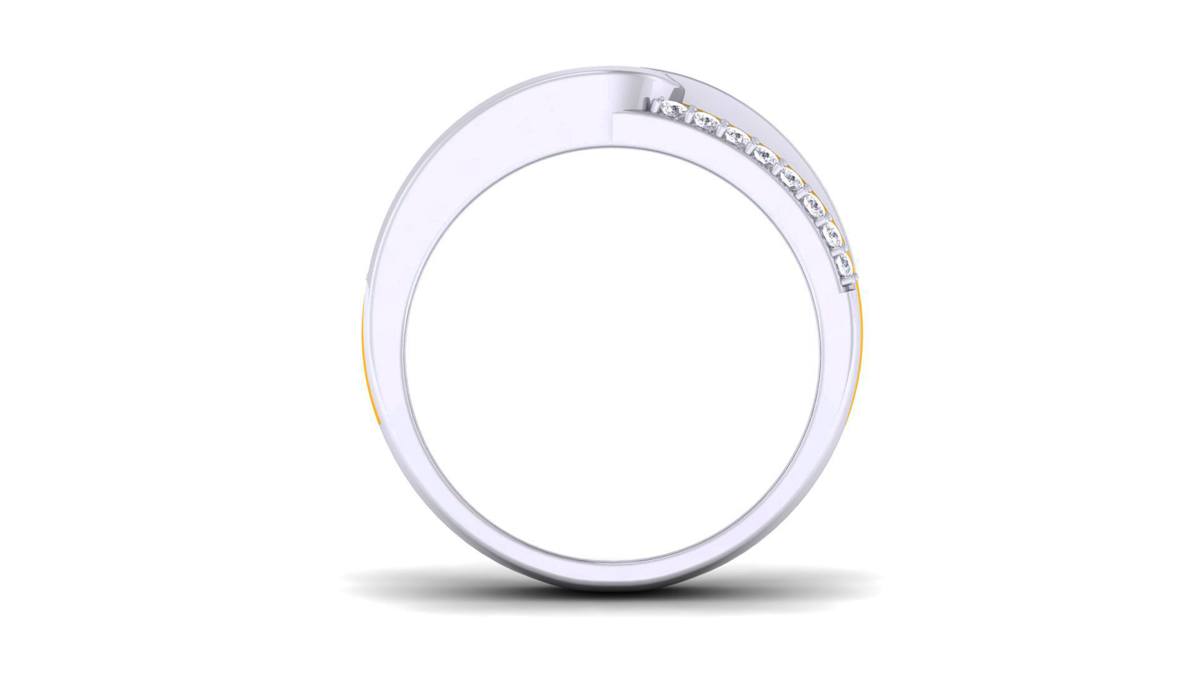 Couple Band Ring 3dm render detail 3D print model_14