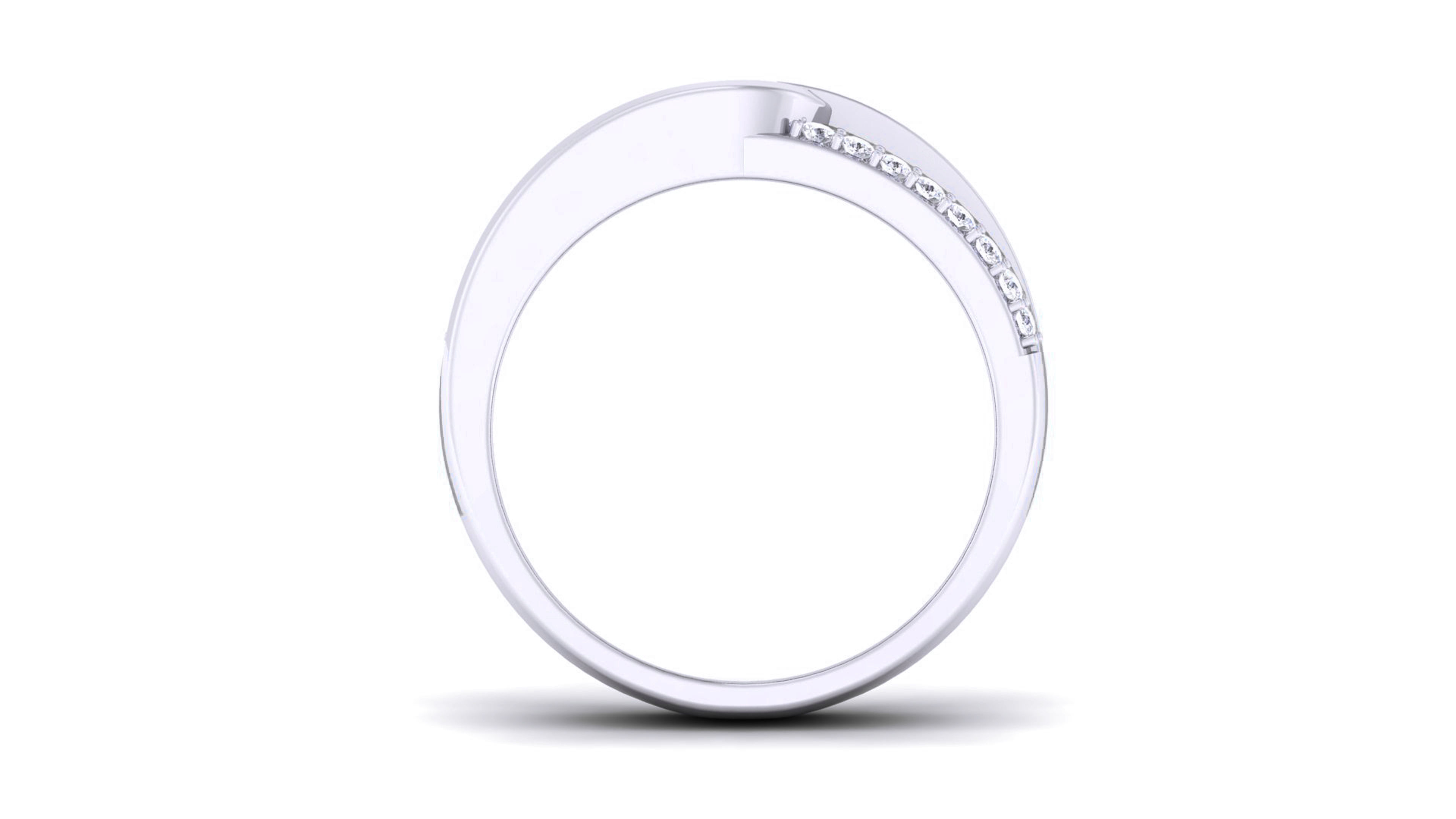 Couple Band Ring 3dm render detail 3D print model_15