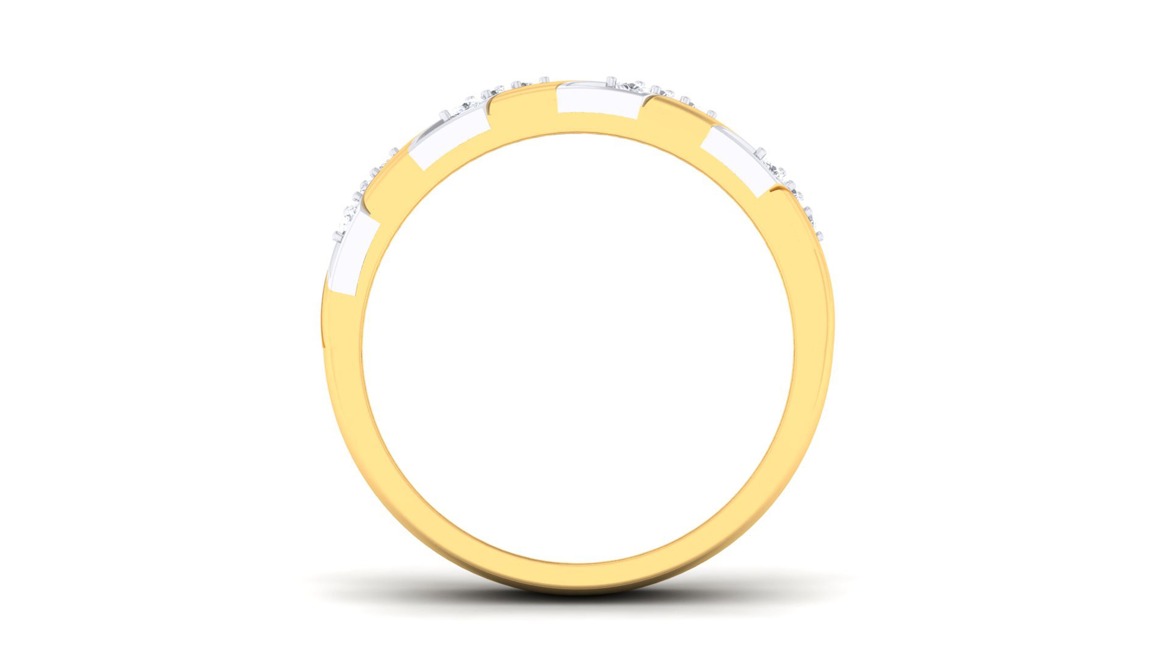 Couple Band Ring 3dm render detail  3D print model_16