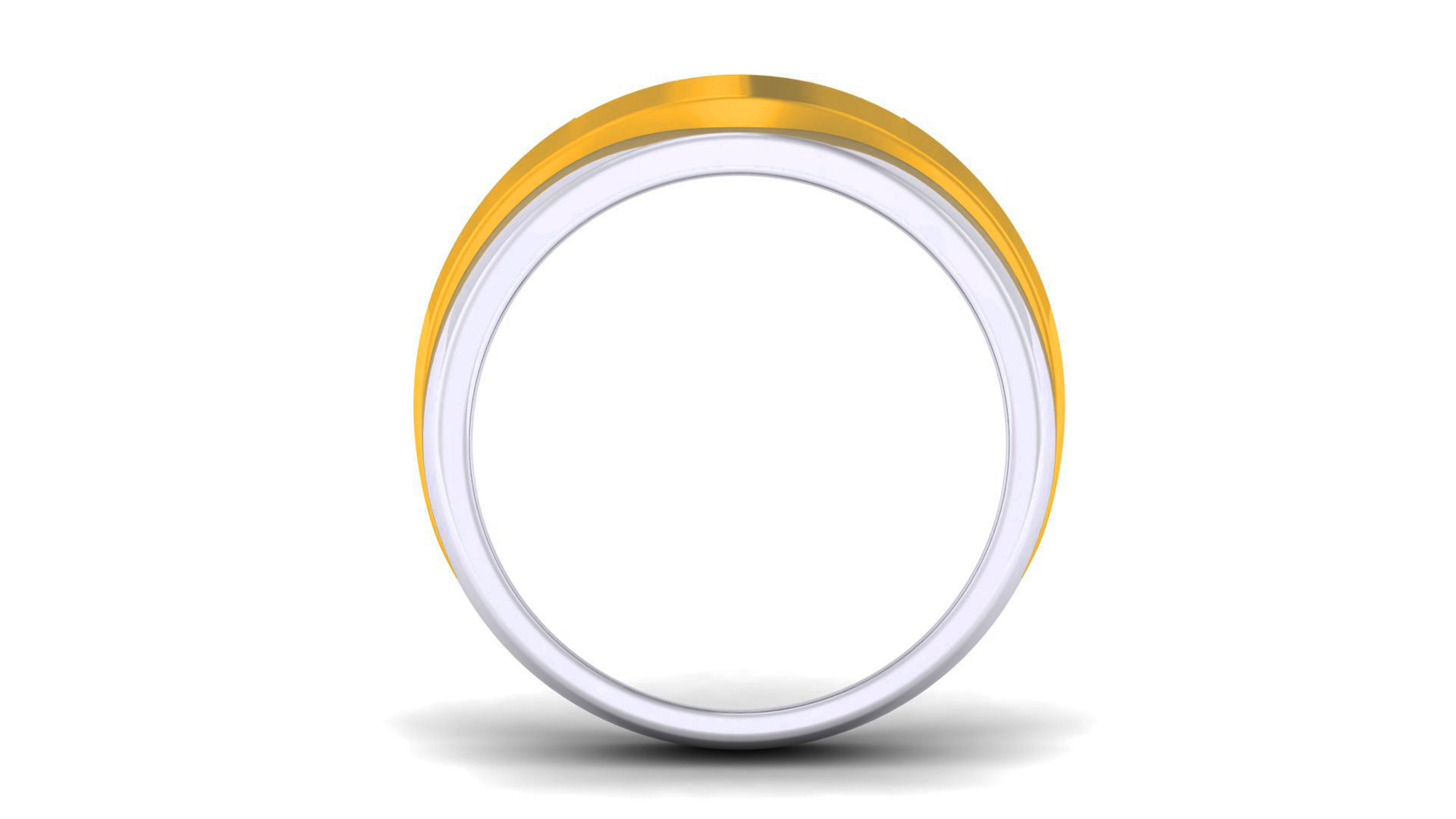 Couple Band Ring 3dm render detail  3D print model_15