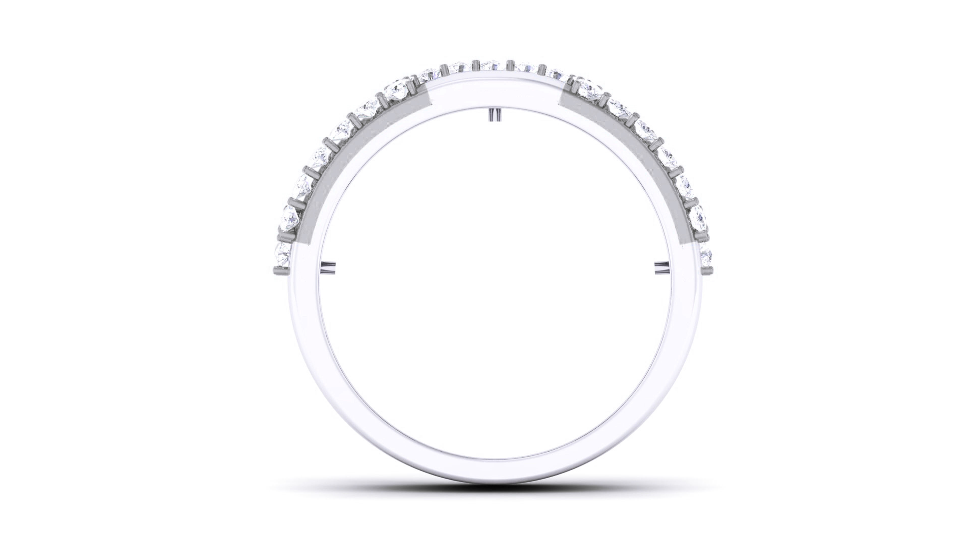 Couple Band Ring 3dm render detail  3D print model_15