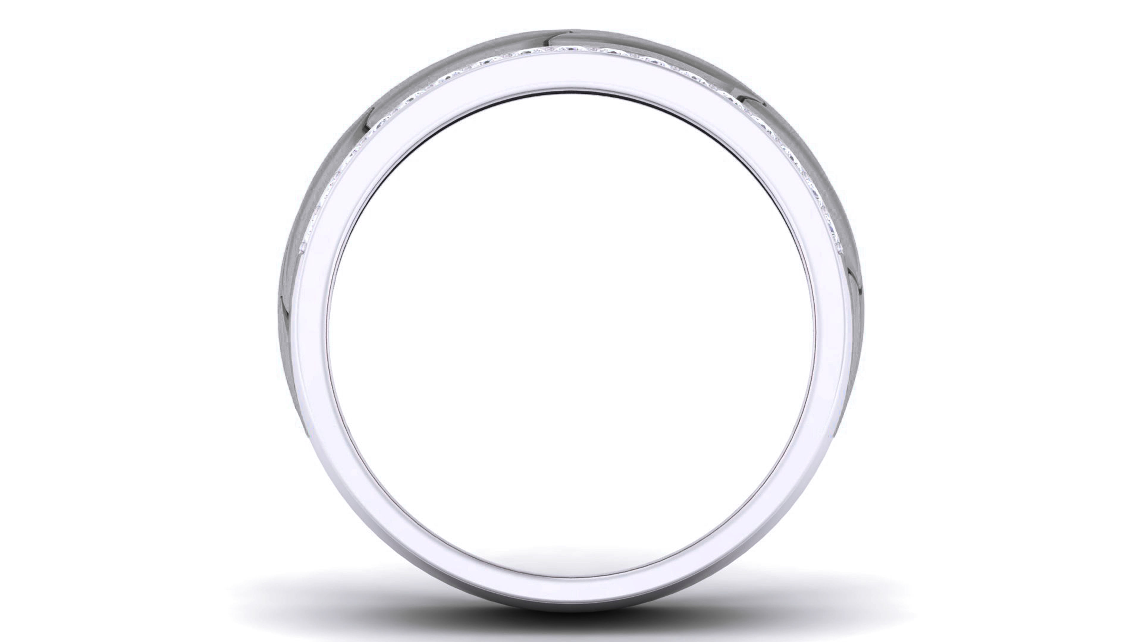 Couple Band Ring 3dm render detail  3D print model_5