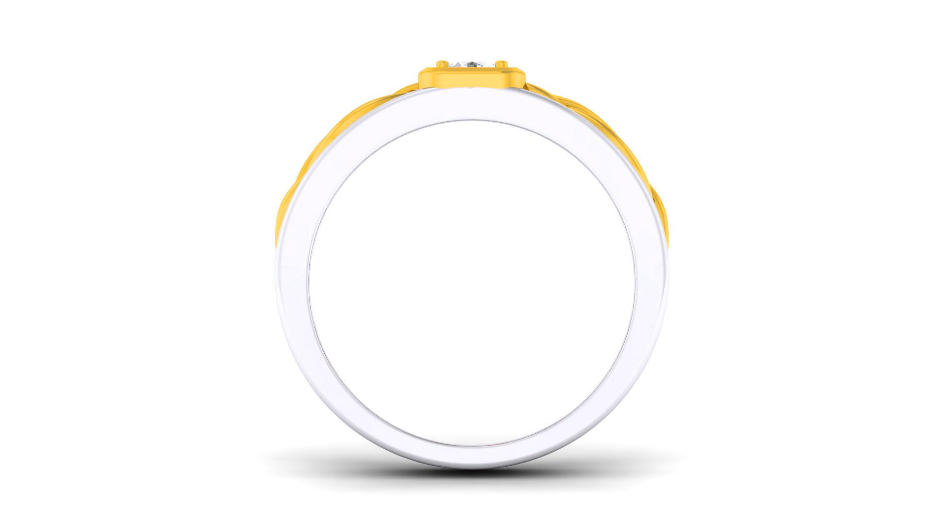 Couple Band Ring 3dm render detail  3D print model_16