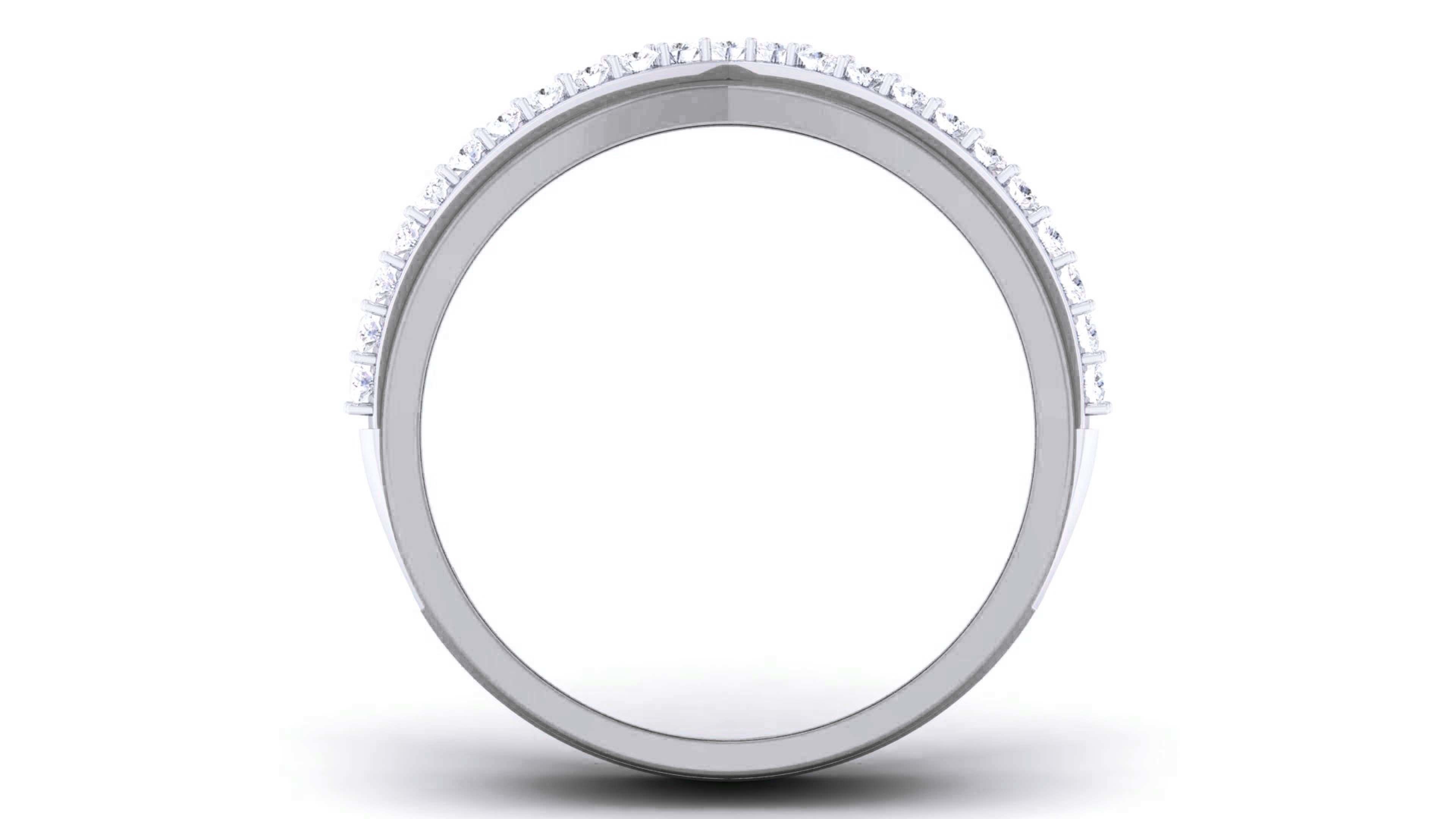 Couple Band Ring 3dm render detail  3D print model_4