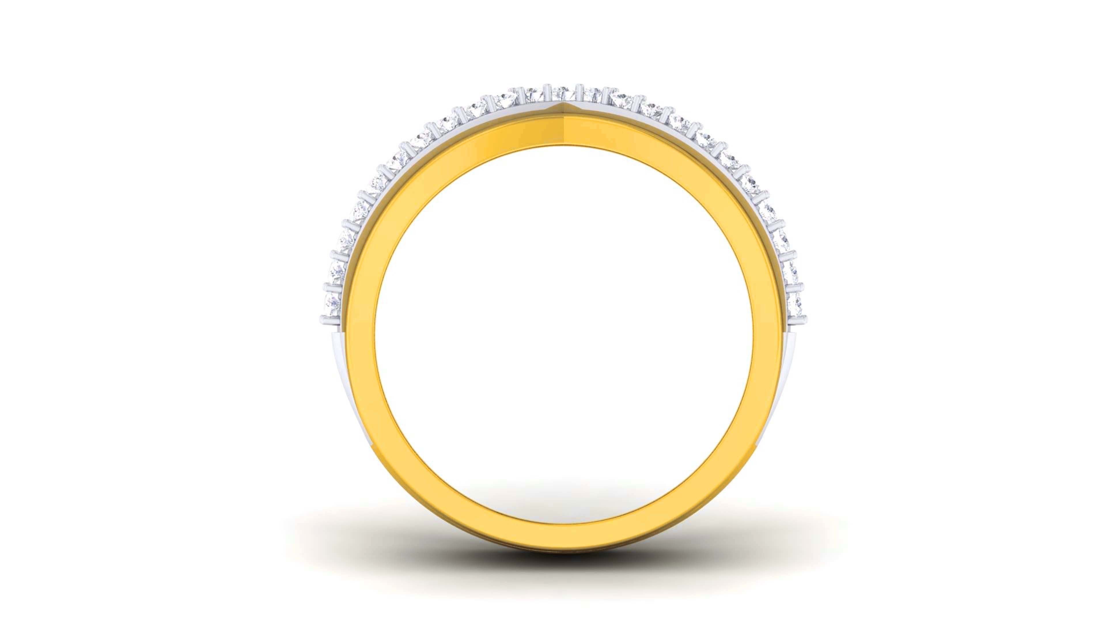 Couple Band Ring 3dm render detail  3D print model_14