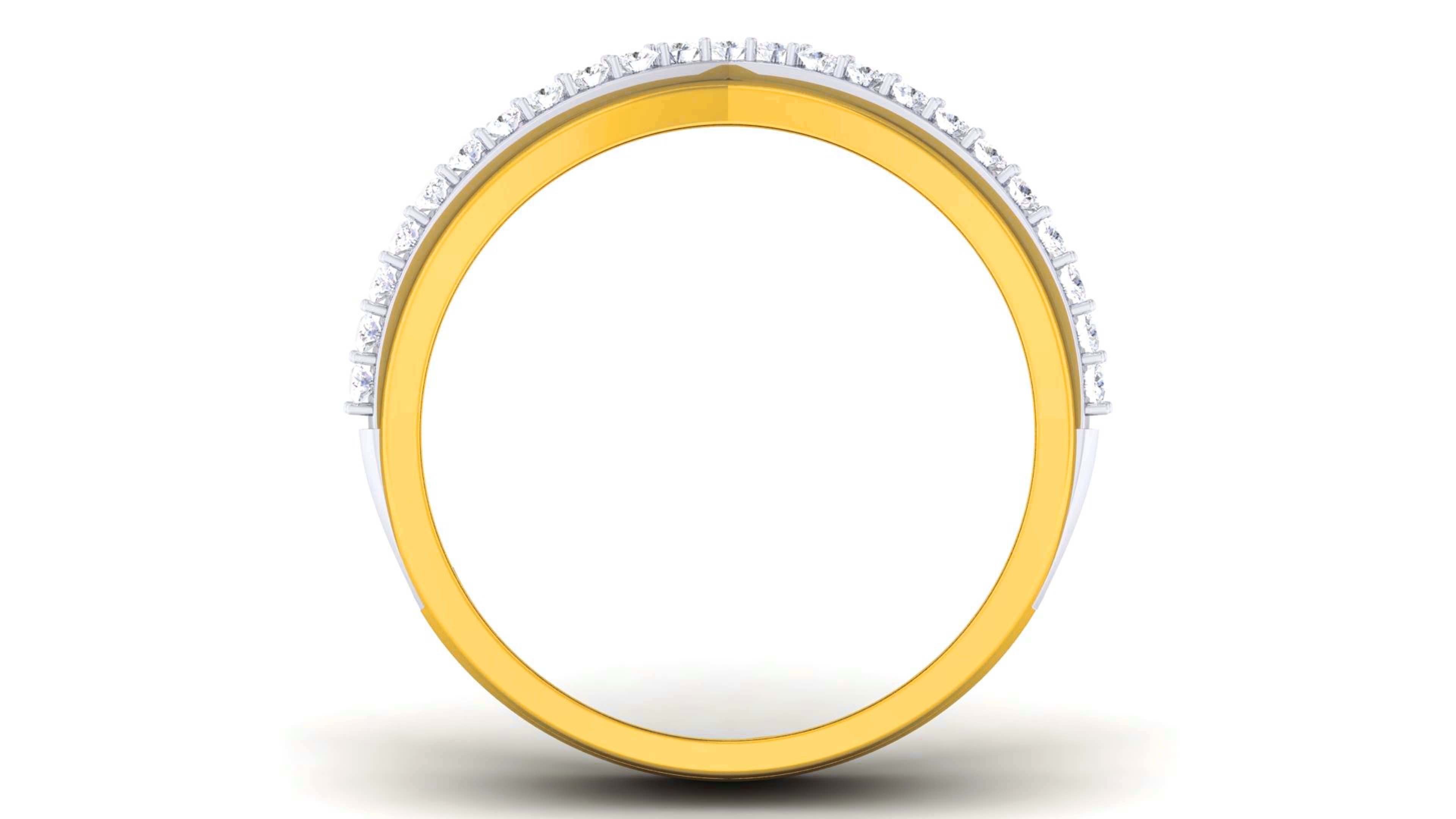 Couple Band Ring 3dm render detail  3D print model_5