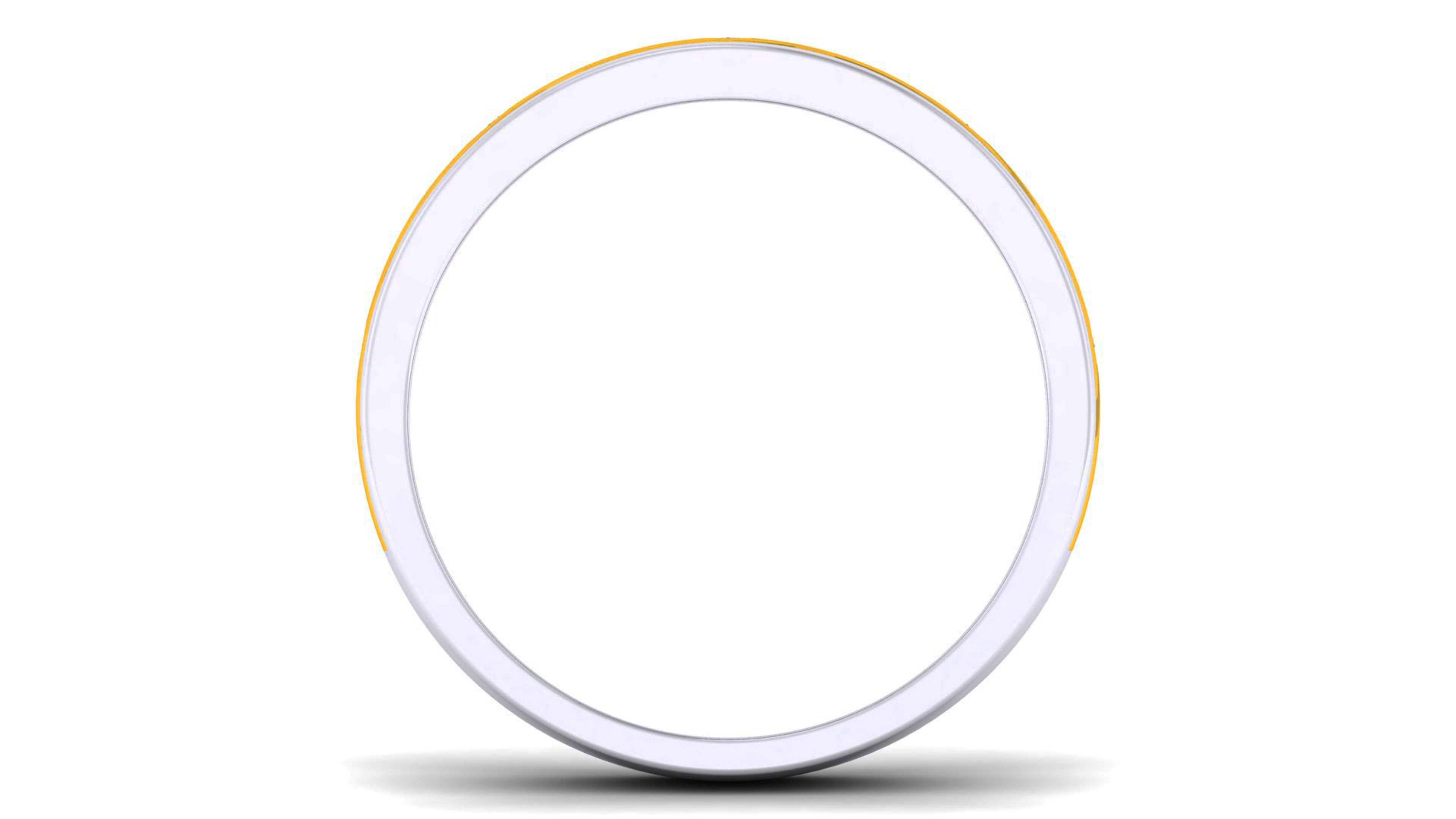 Couple Band Ring 3dm render detail  3D print model_4