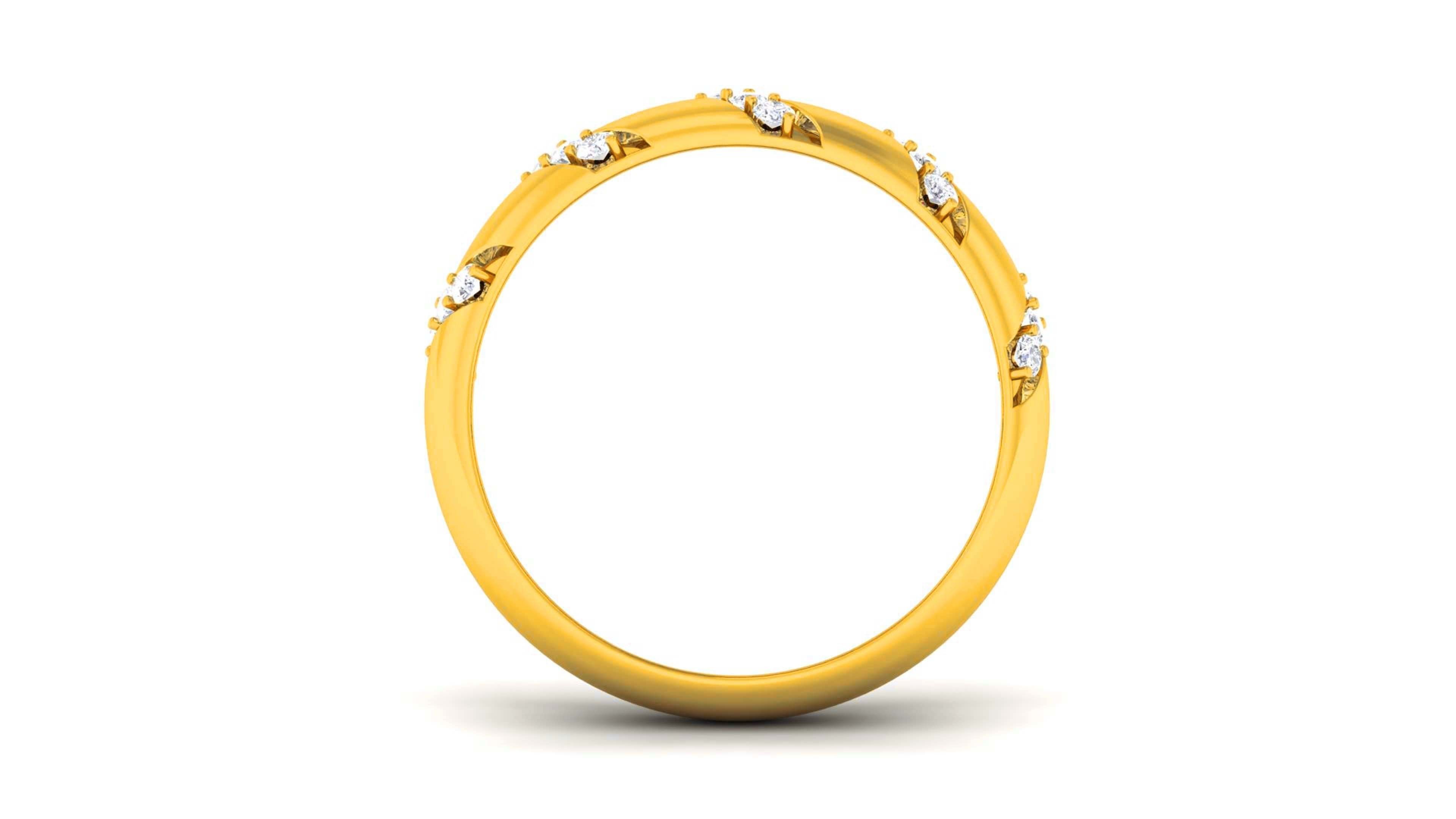 Couple Band Ring 3dm render detail  3D print model_15