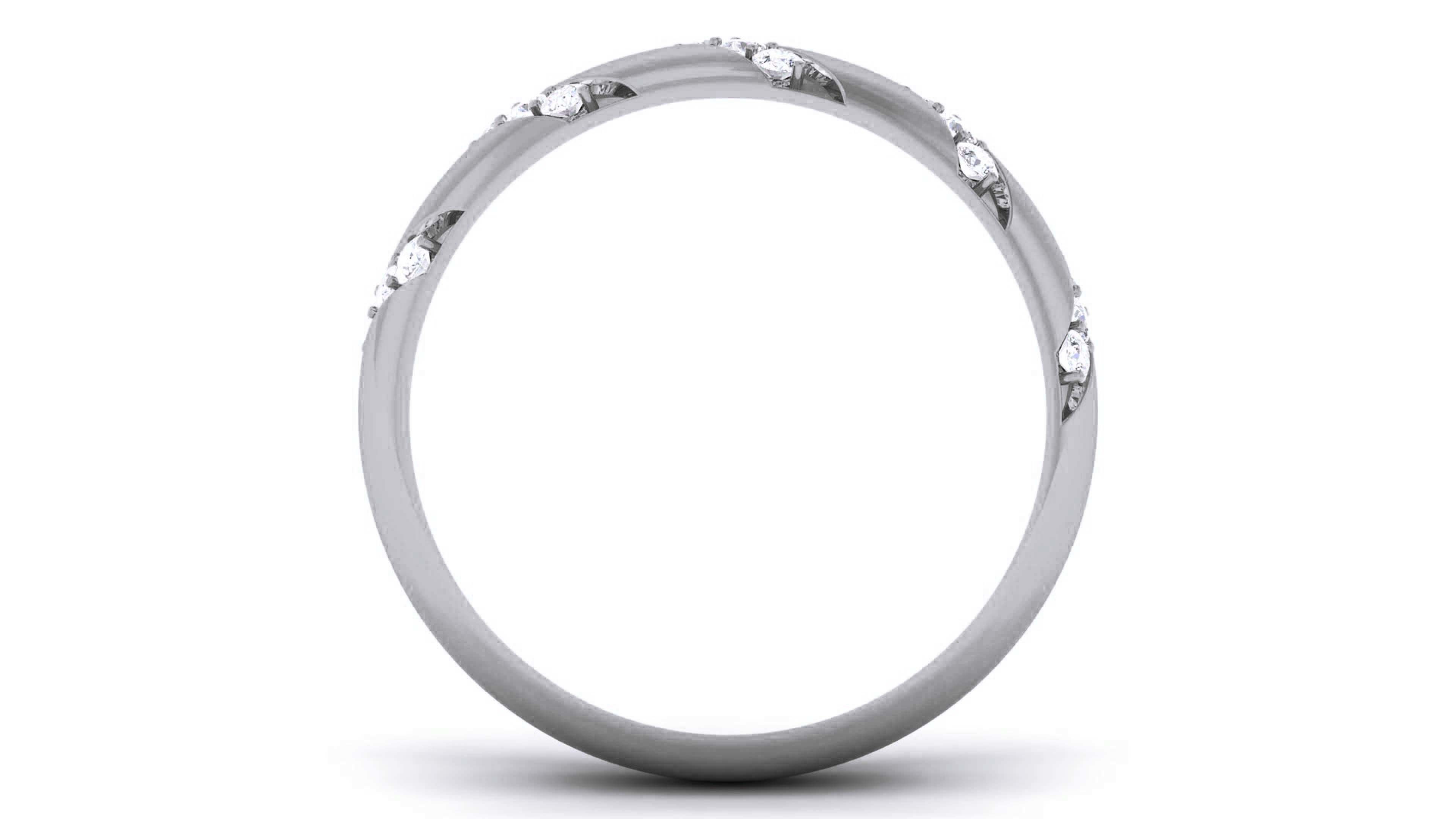 Couple Band Ring 3dm render detail  3D print model_5