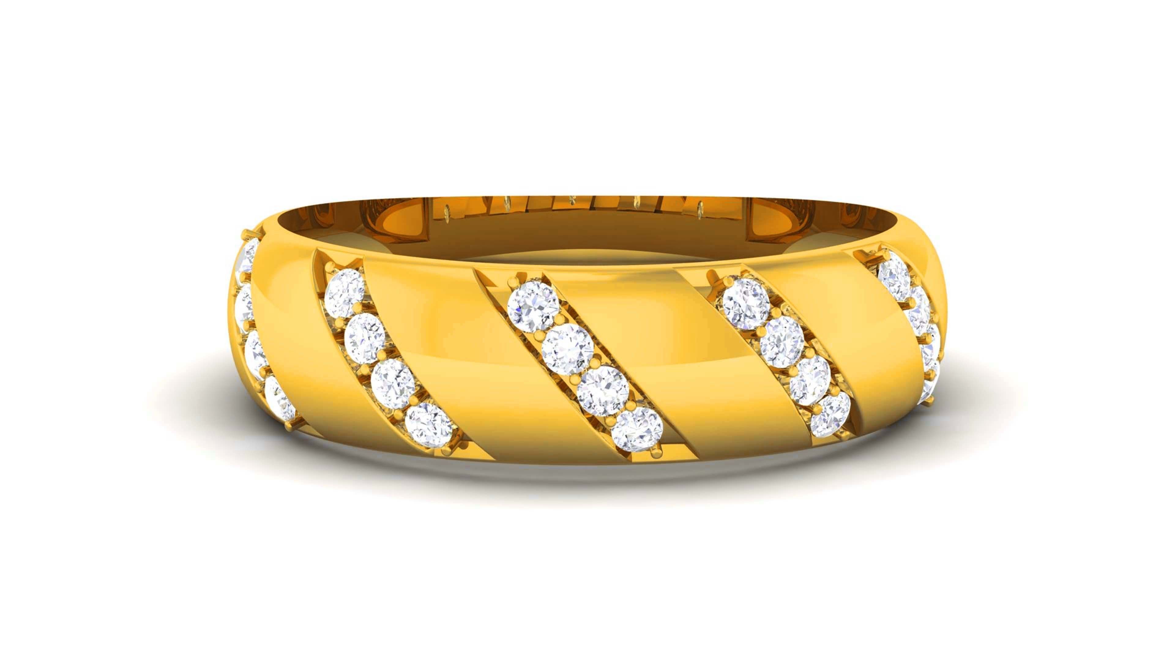 Couple Band Ring 3dm render detail  3D print model_13