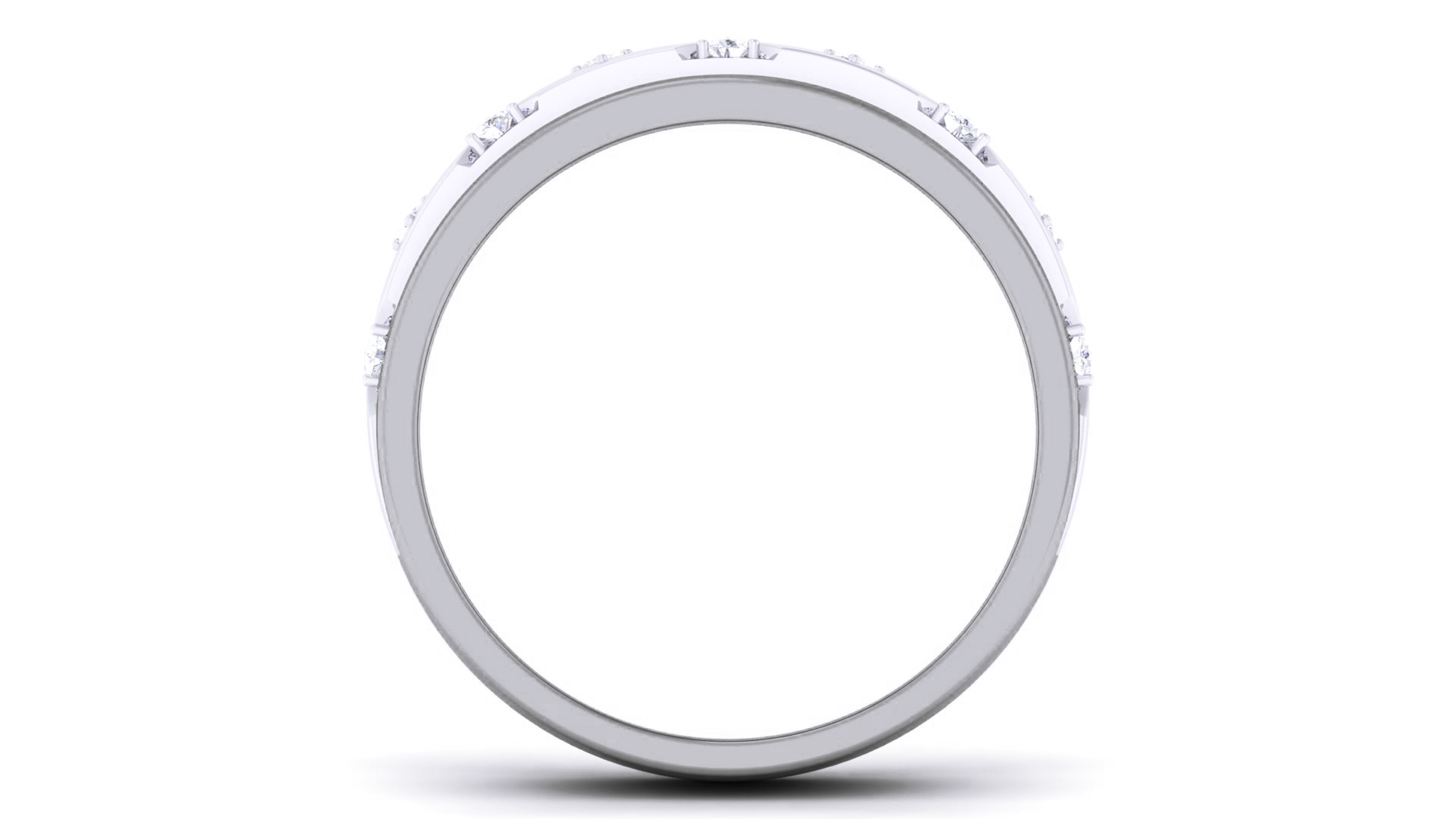 Couple Band Ring 3dm render detail  3D print model_4