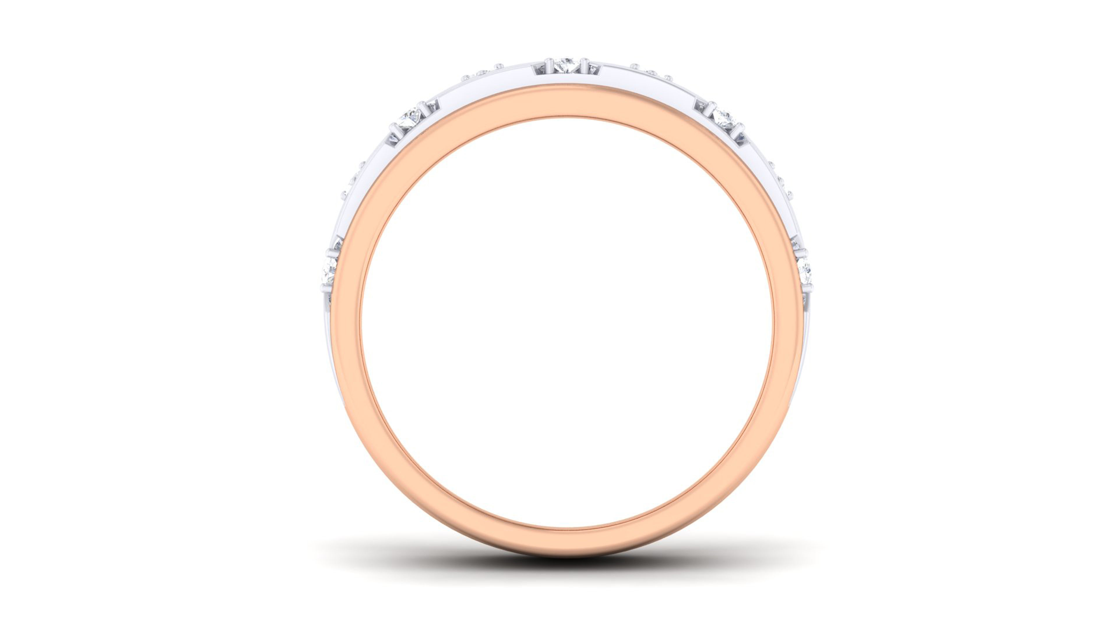 Couple Band Ring 3dm render detail  3D print model_14