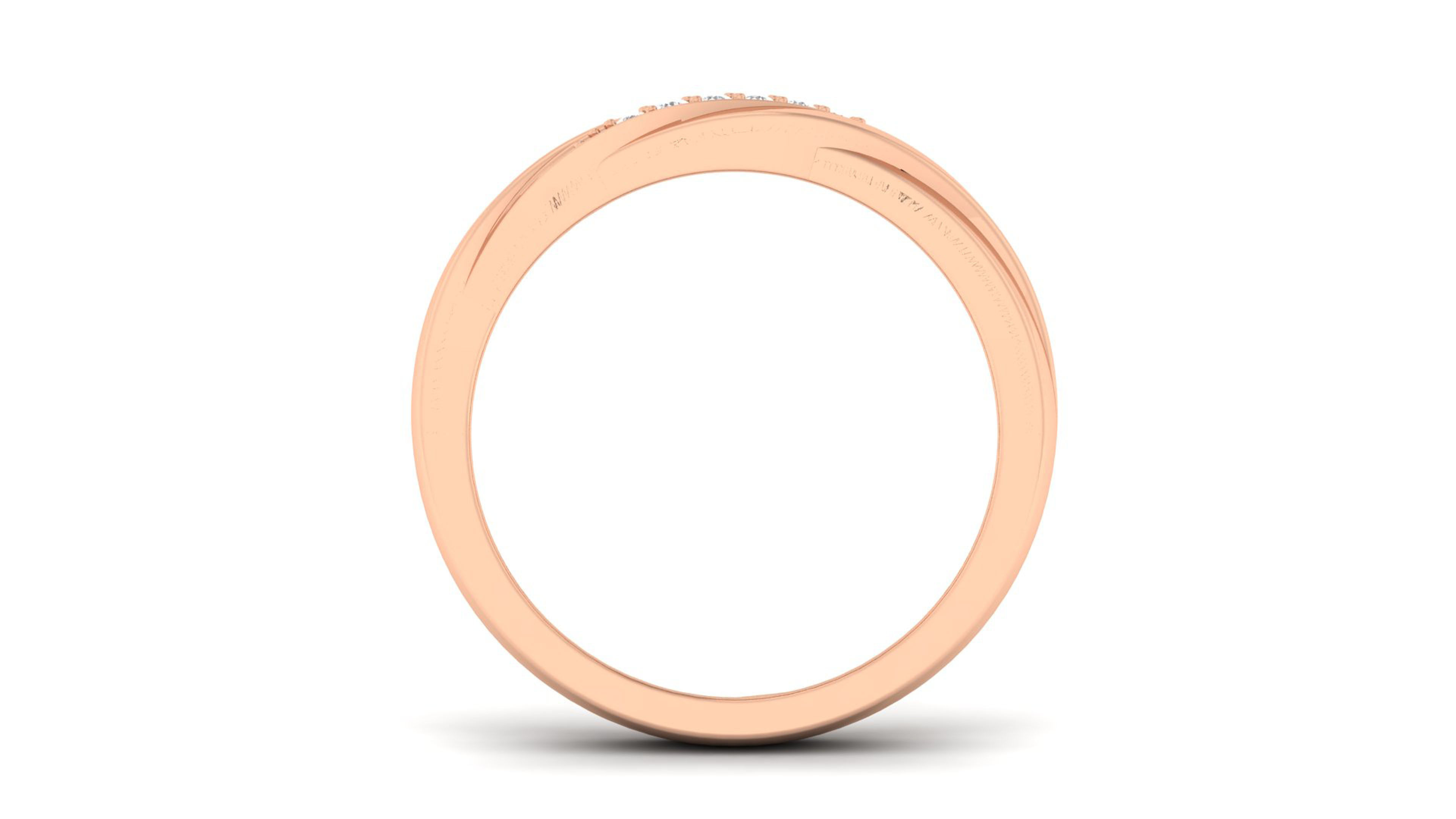 Couple Band Ring 3dm render detail  3D print model_14