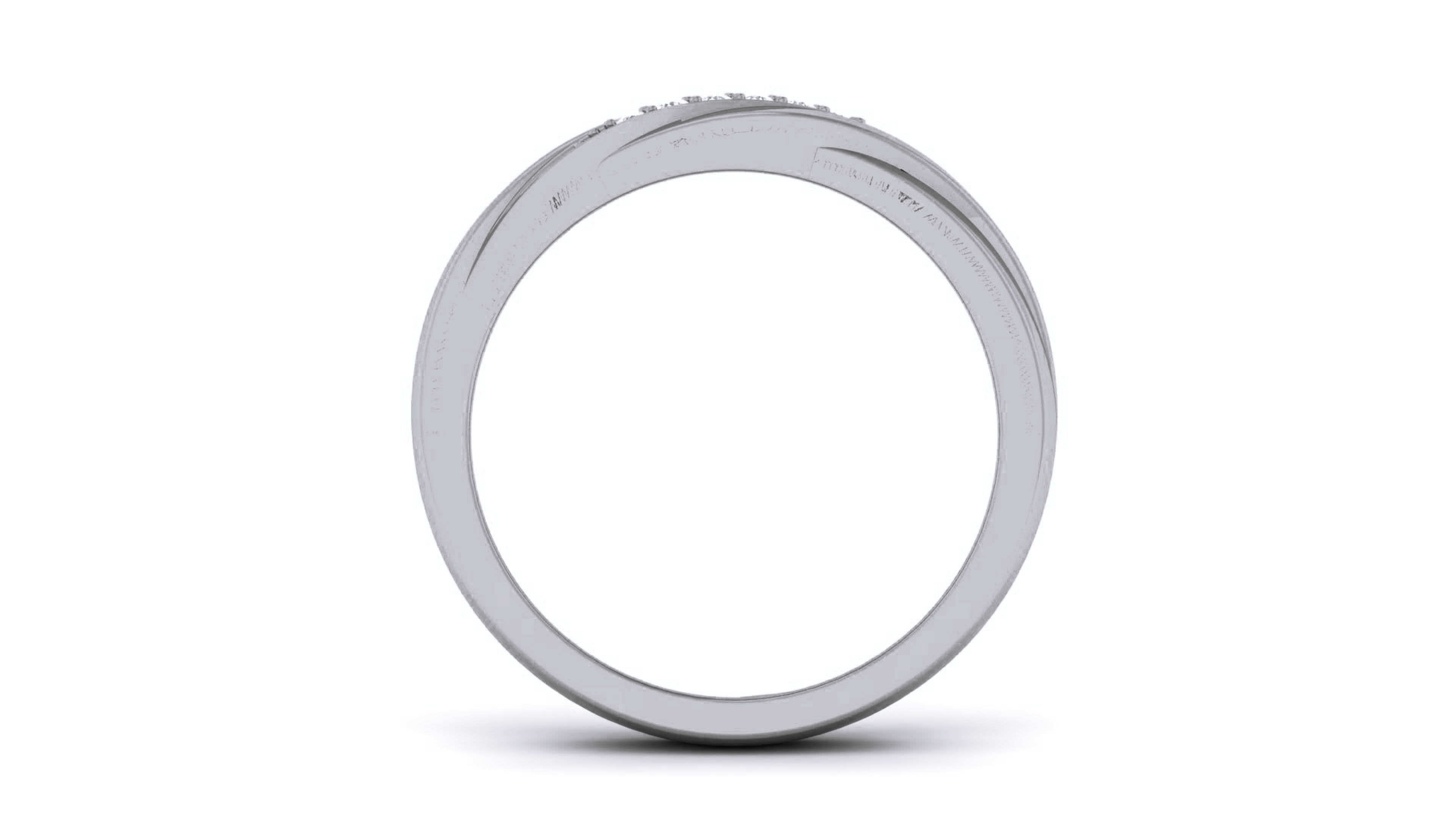 Couple Band Ring 3dm render detail  3D print model_15